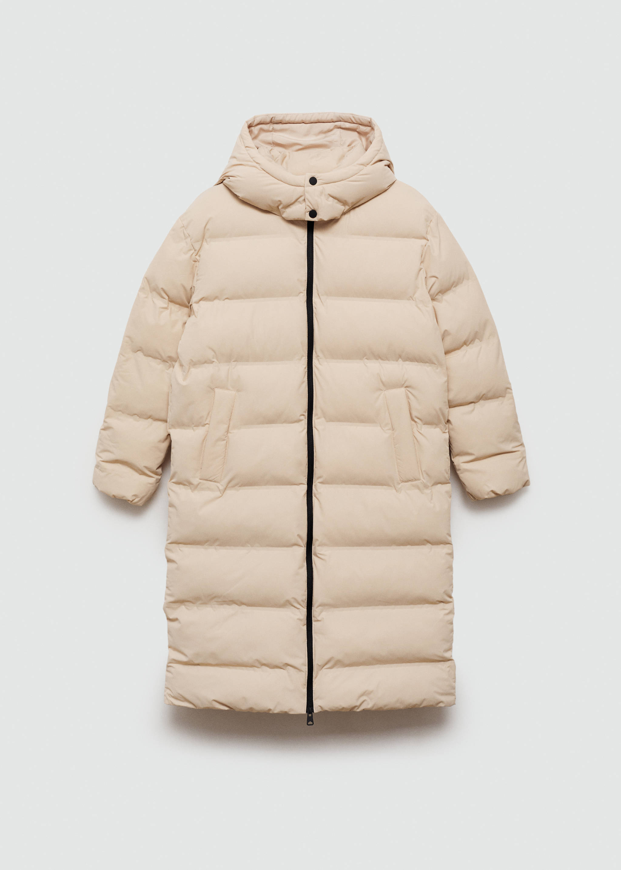 Длинный стёганый анорак - Изделие без модели