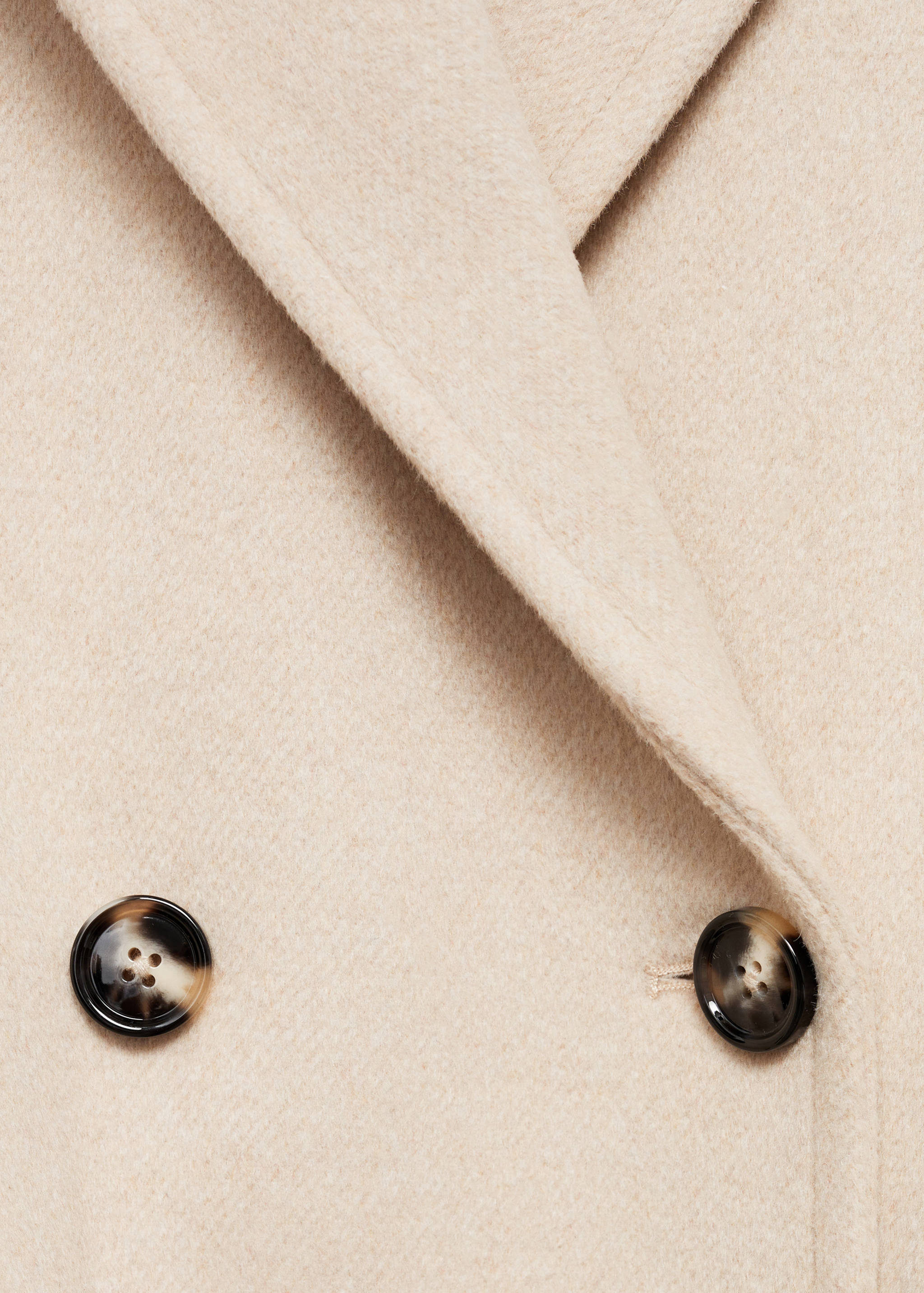 Double-breasted wool coat - Details of the article 8