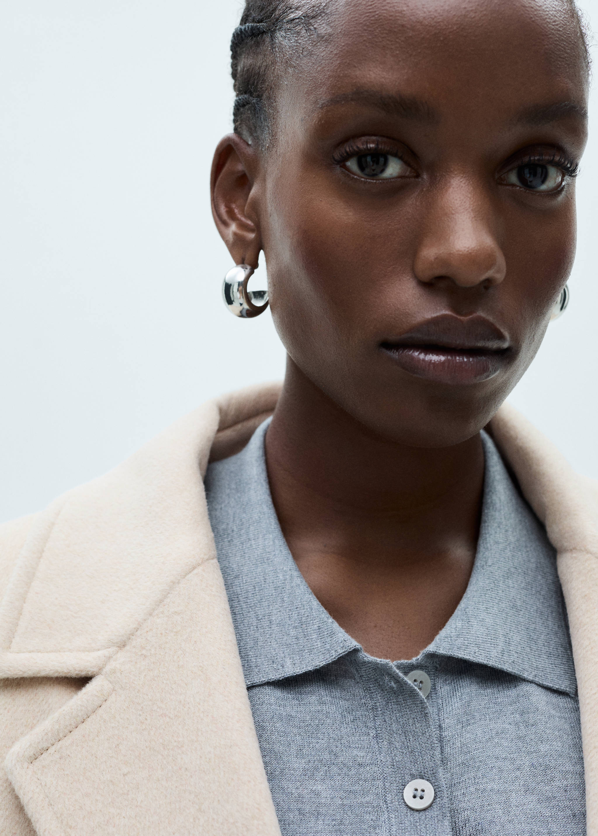 Double-breasted wool coat - Details of the article 4