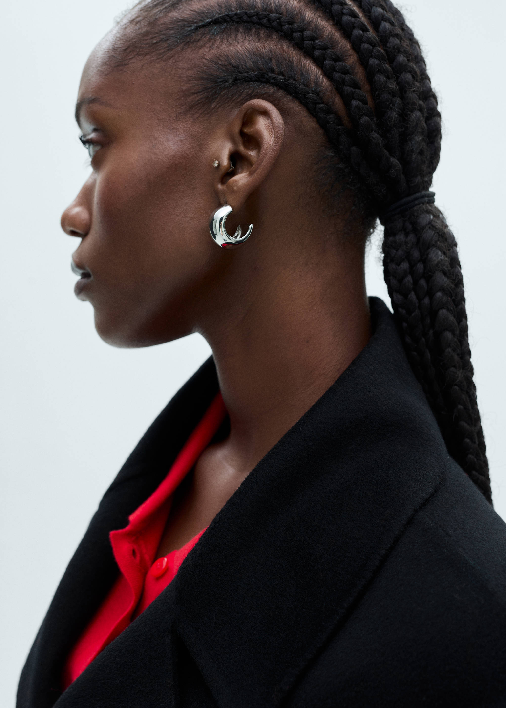 Handmade wool coat with belt - Details of the article 4