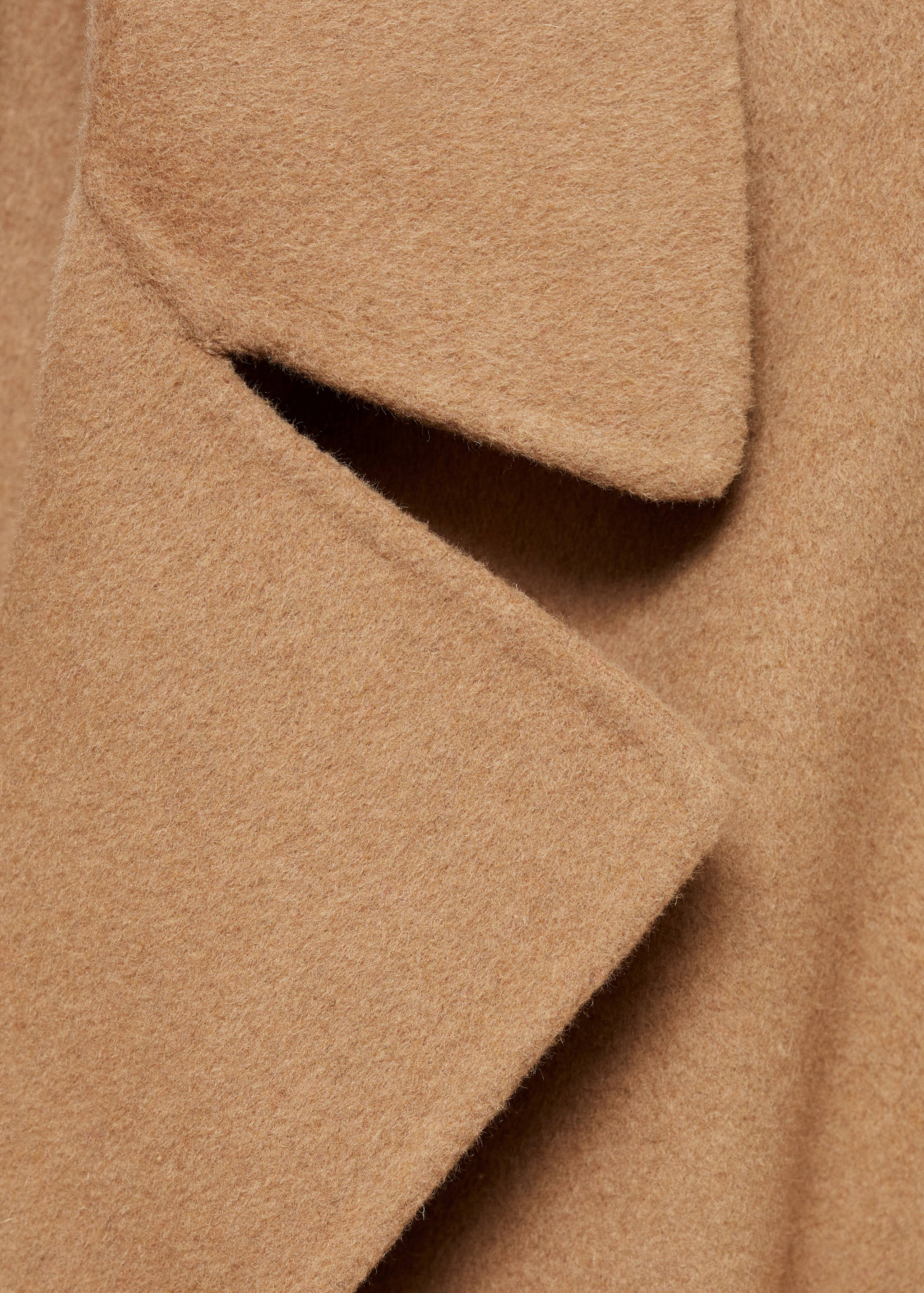 Handmade wool coat with belt - Details of the article 8