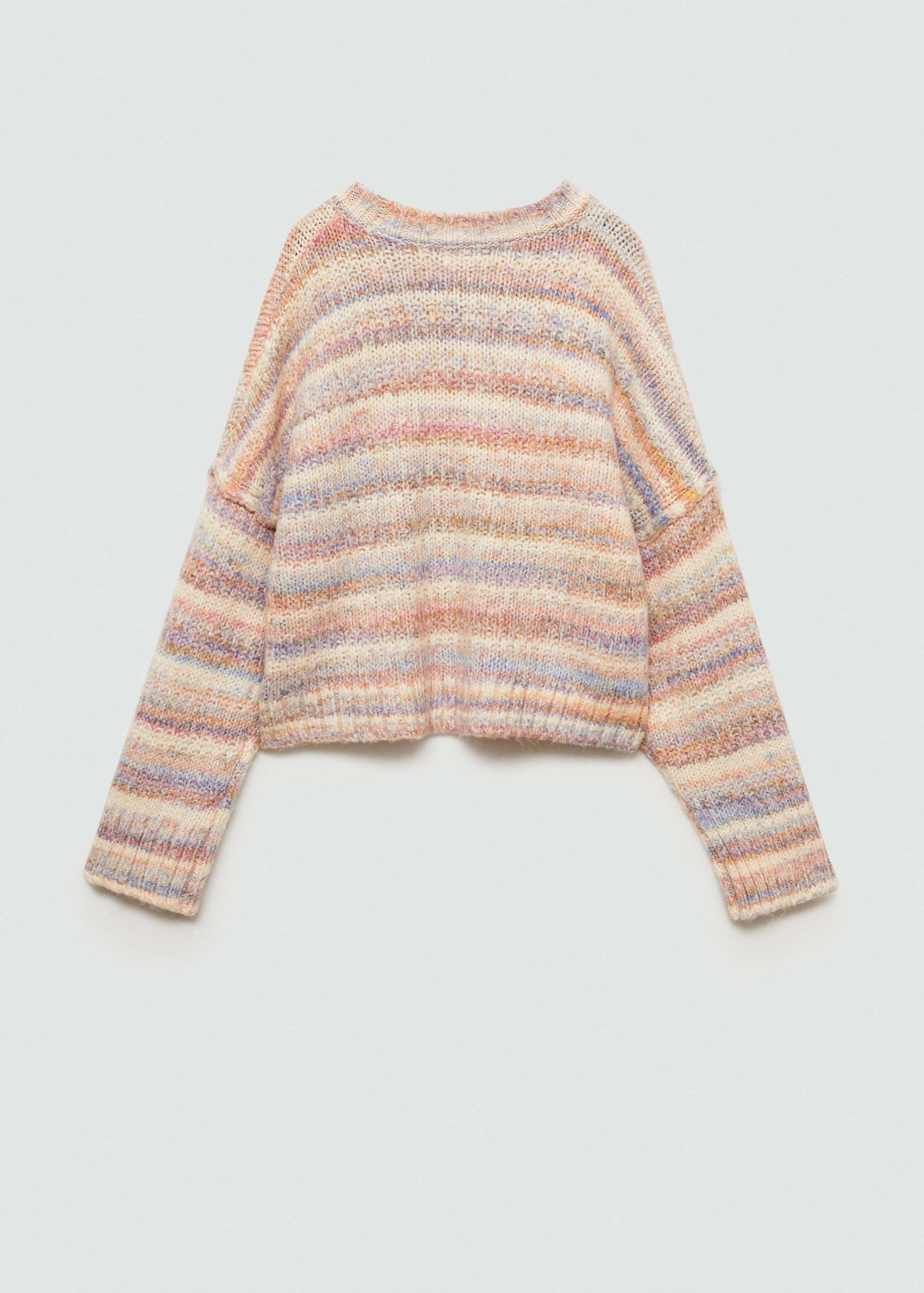 Knit striped sweater - Reverse of the article