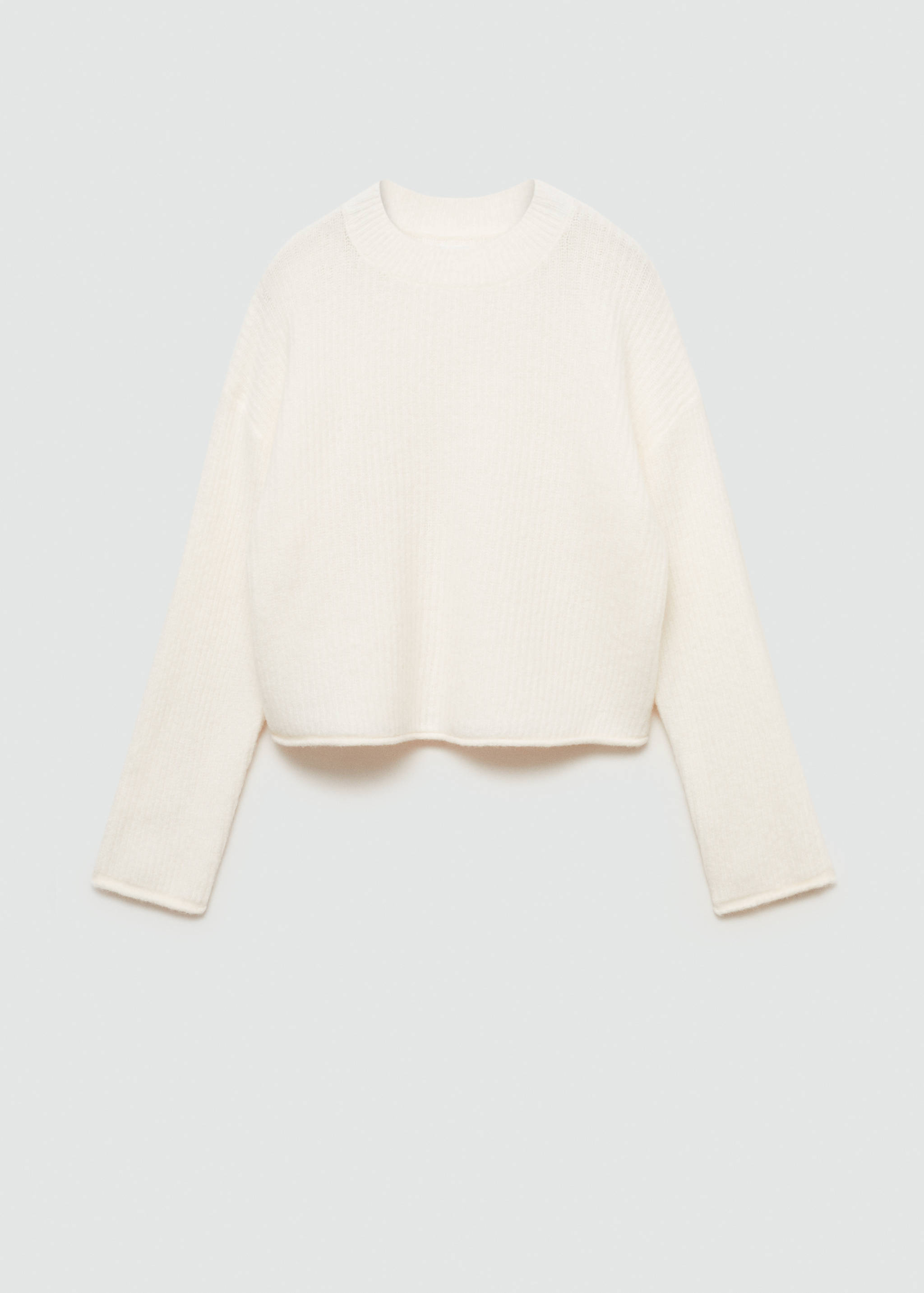 Ribbed knit sweater - Article without model