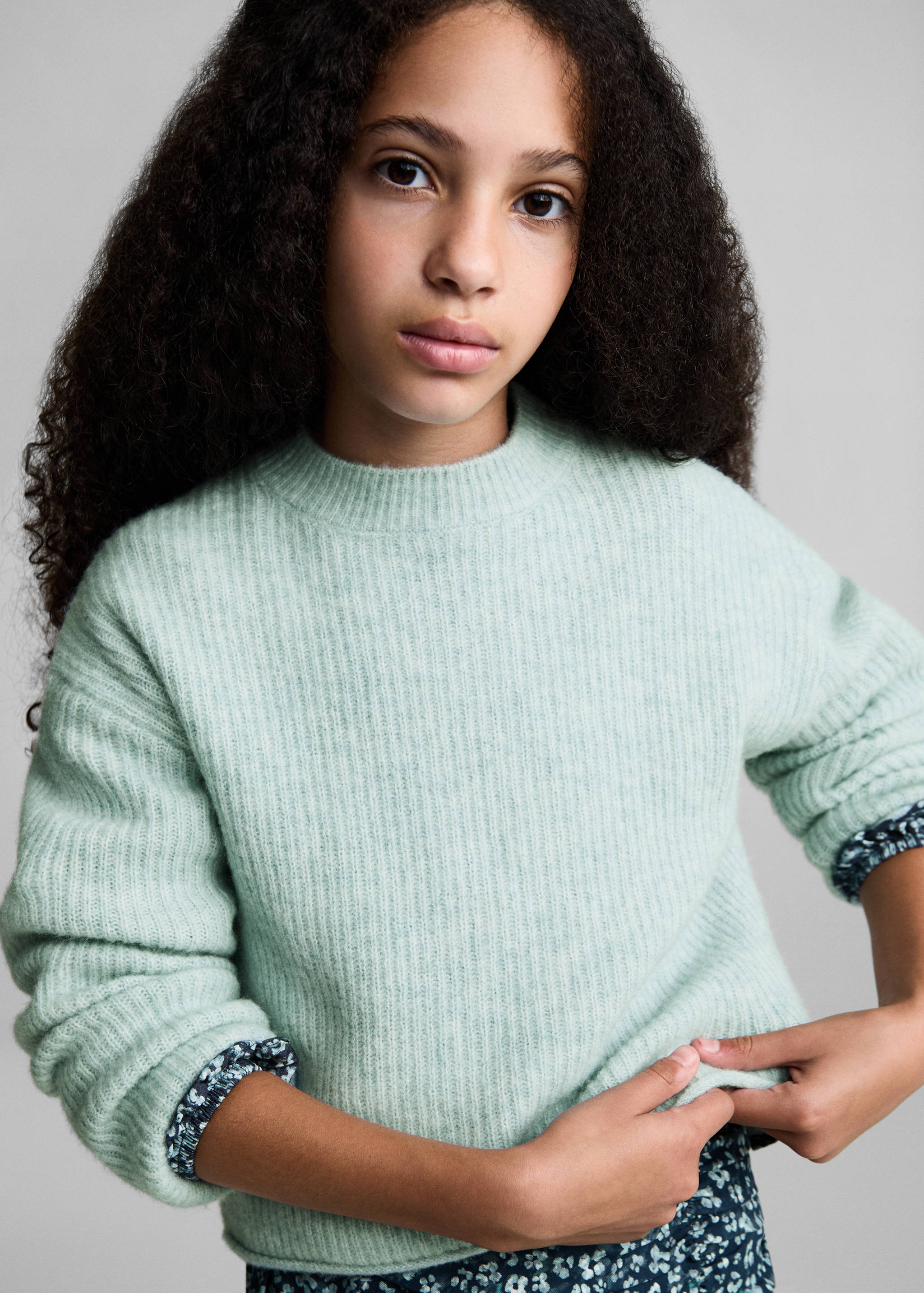 Ribbed knit sweater - Details of the article 1