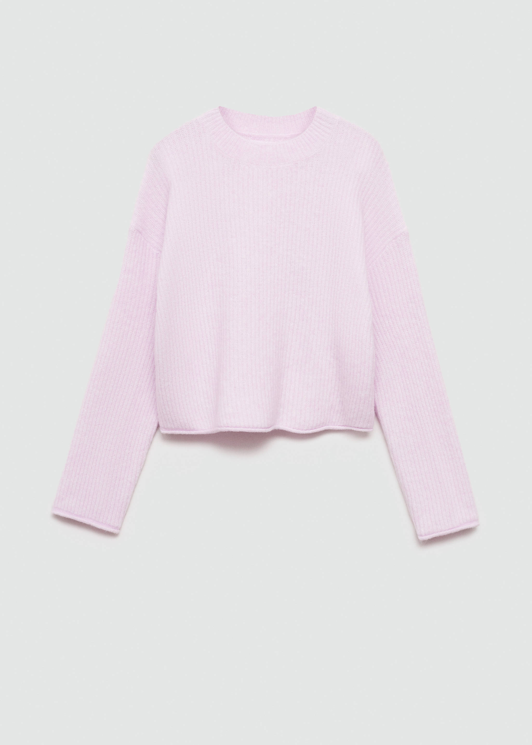 Ribbed knit sweater - Article without model