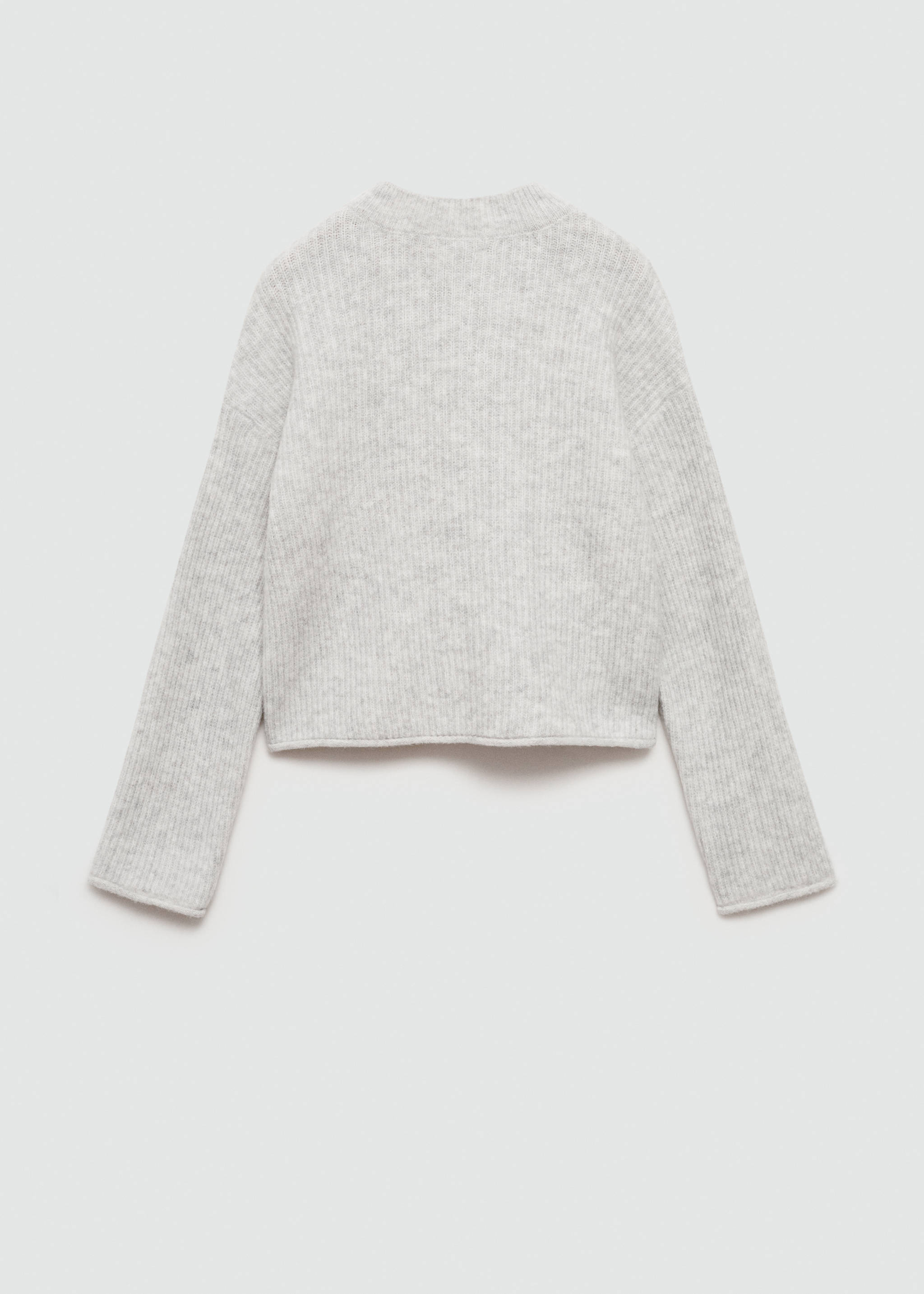 Ribbed knit sweater - Reverse of the article