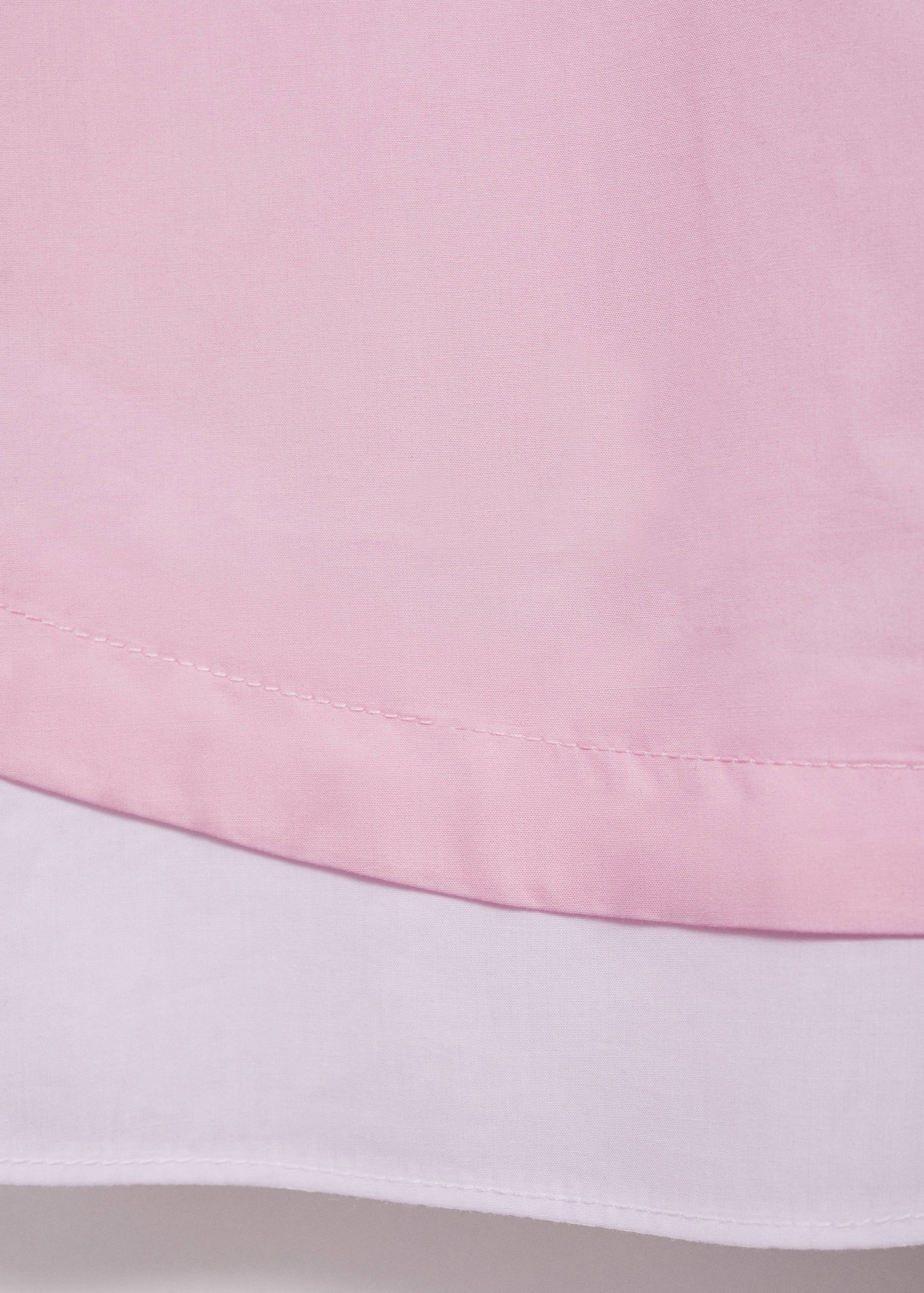 Camisa oversize vora contrast - Detall de l'article 0