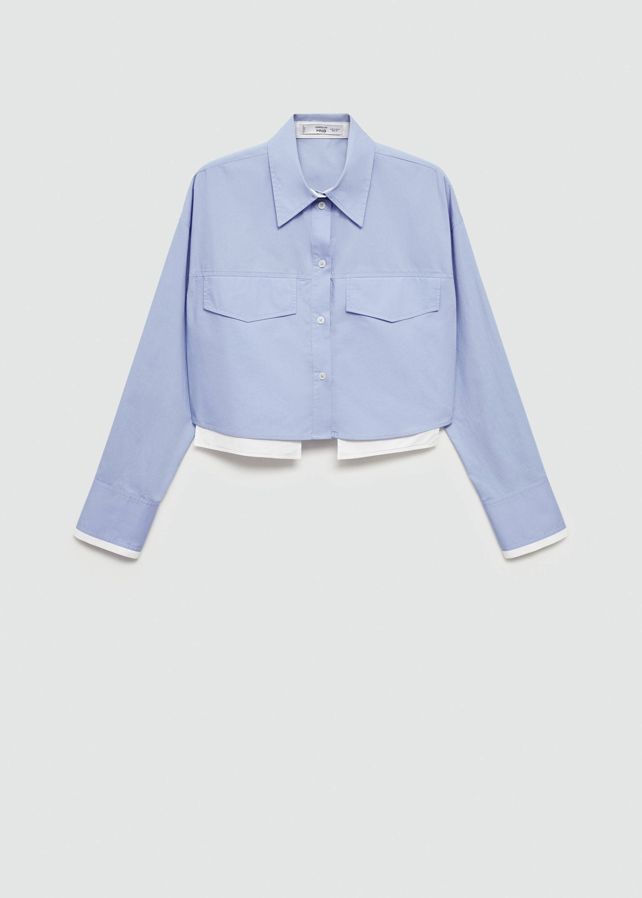 Combination crop shirt - Article without model