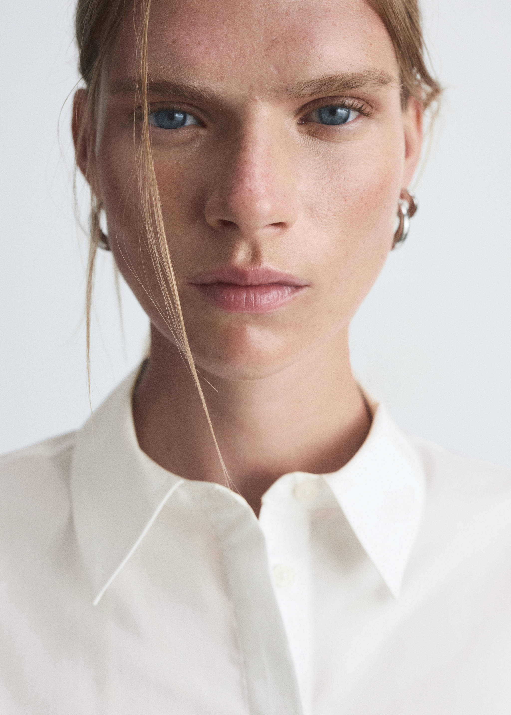 Укороченная рубашка из хлопка - Деталь изделия 1