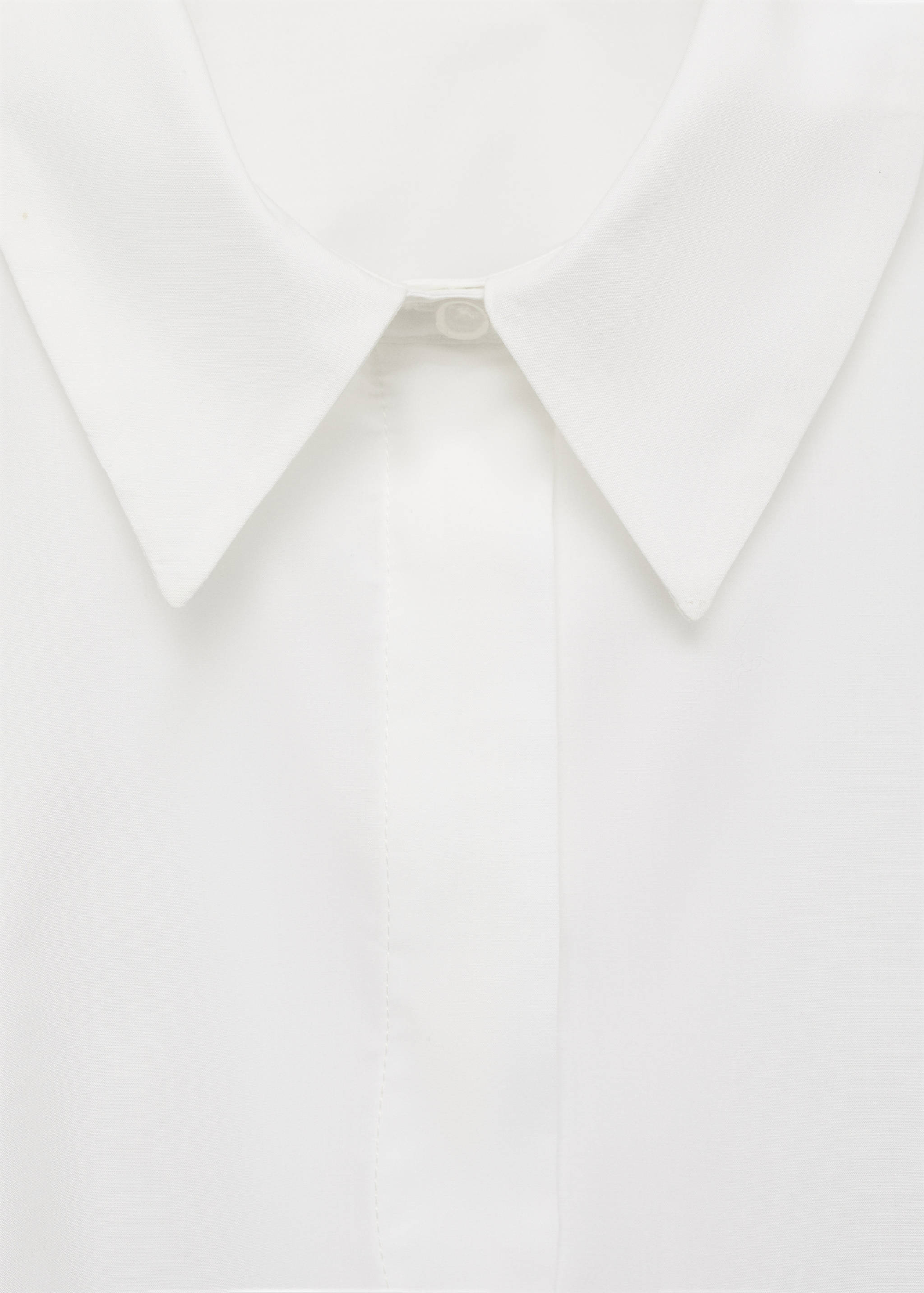 Укороченная рубашка из хлопка - Деталь изделия 8