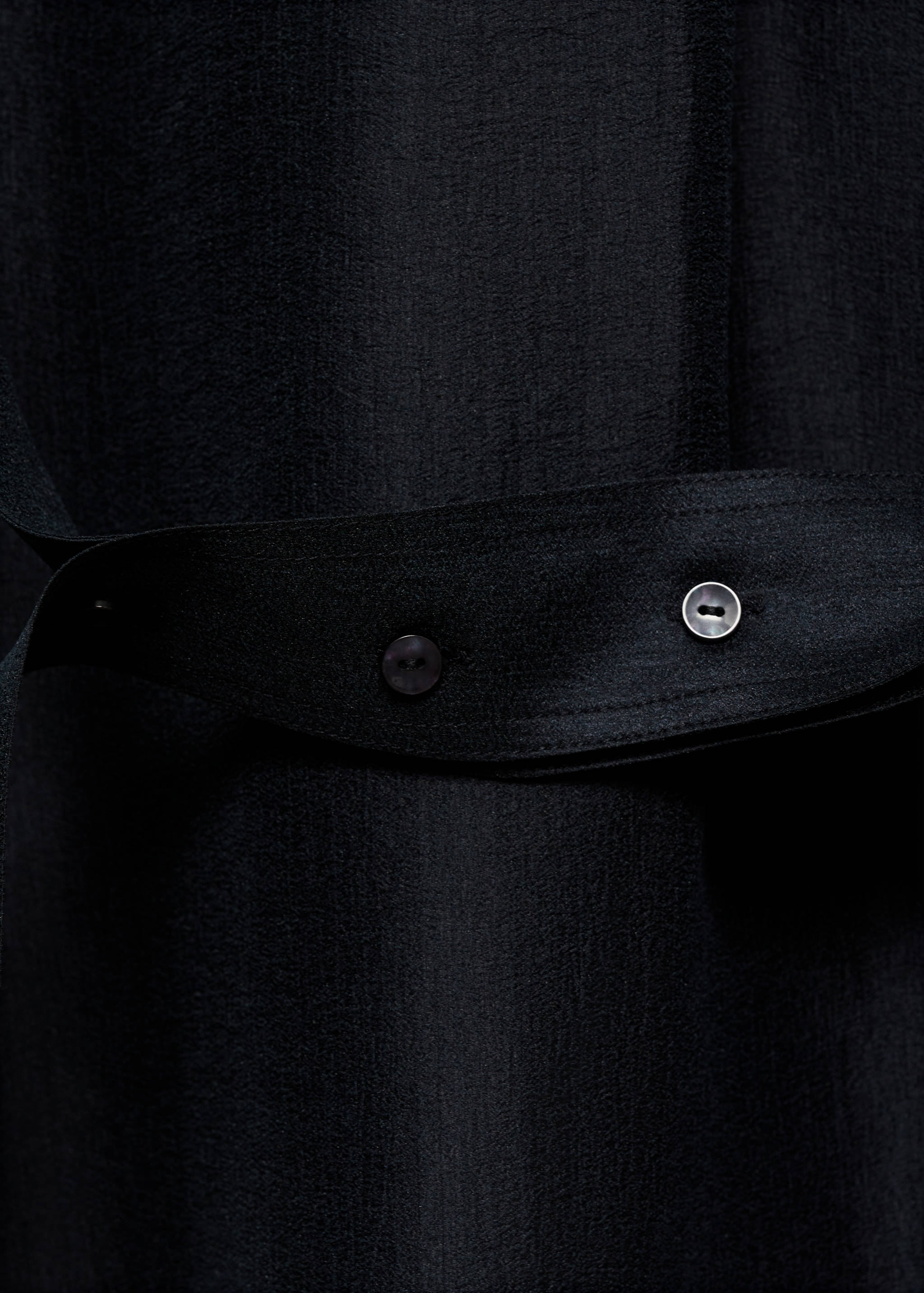 Lyocell shirt with bow - Details of the article 0