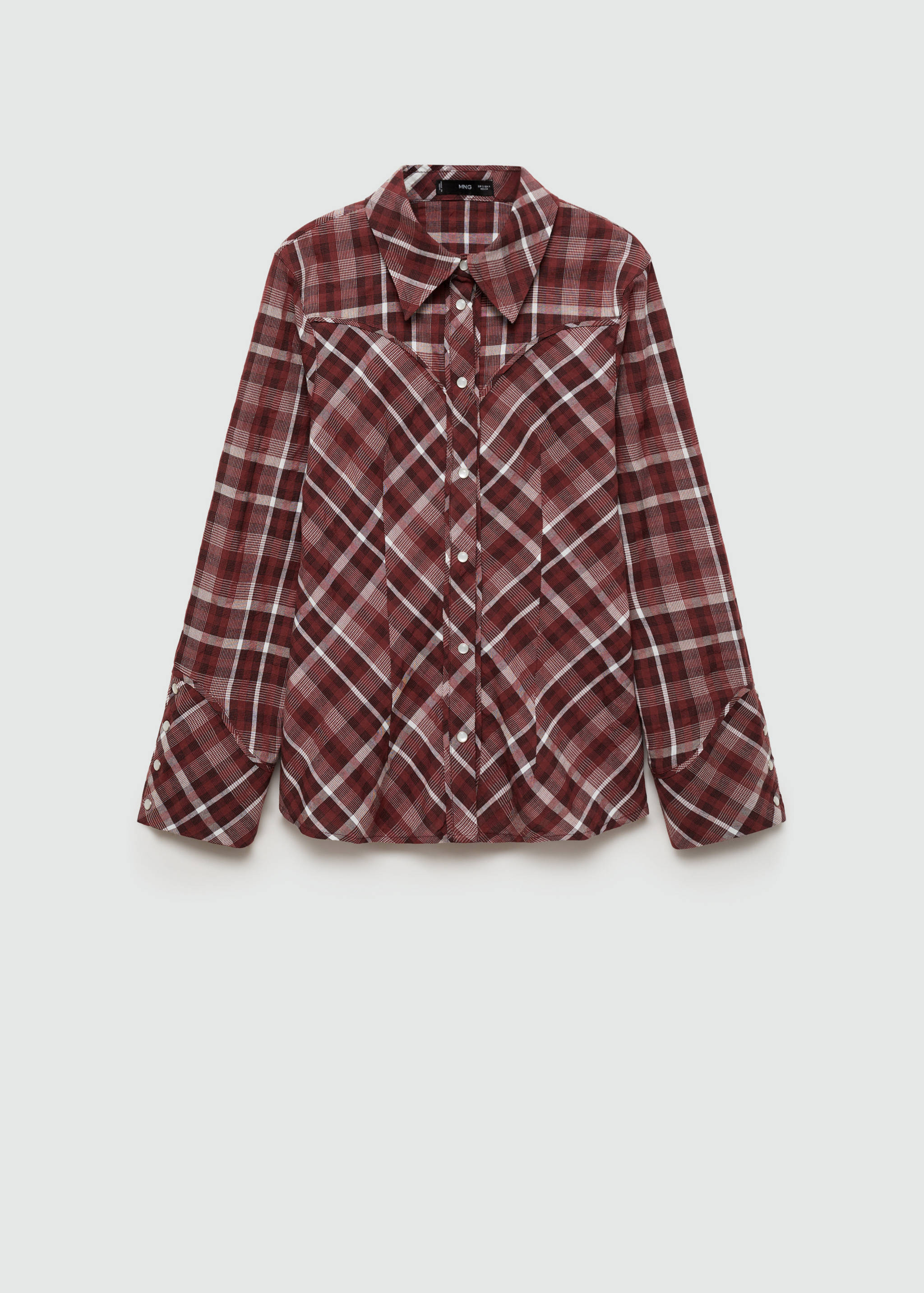 Check cotton shirt - Article without model