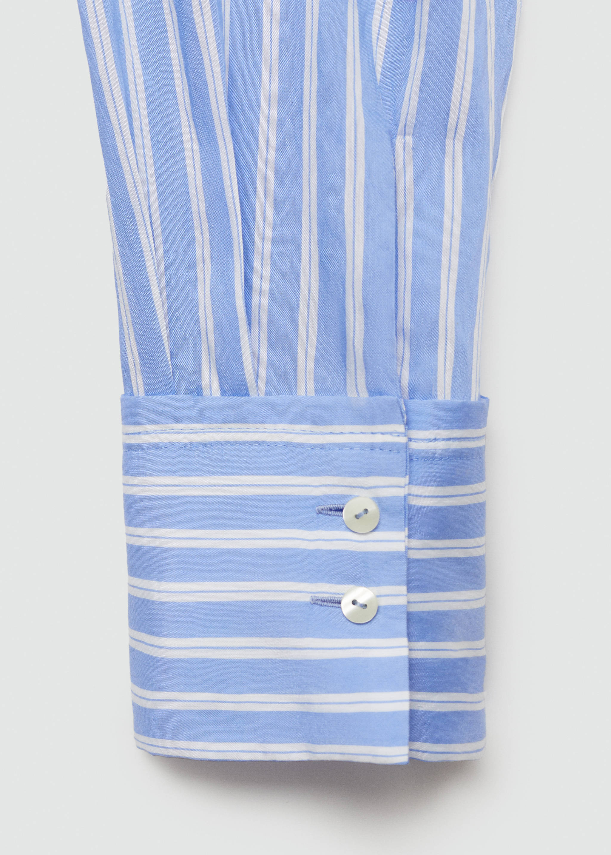 Striped flowy shirt - Details of the article 0