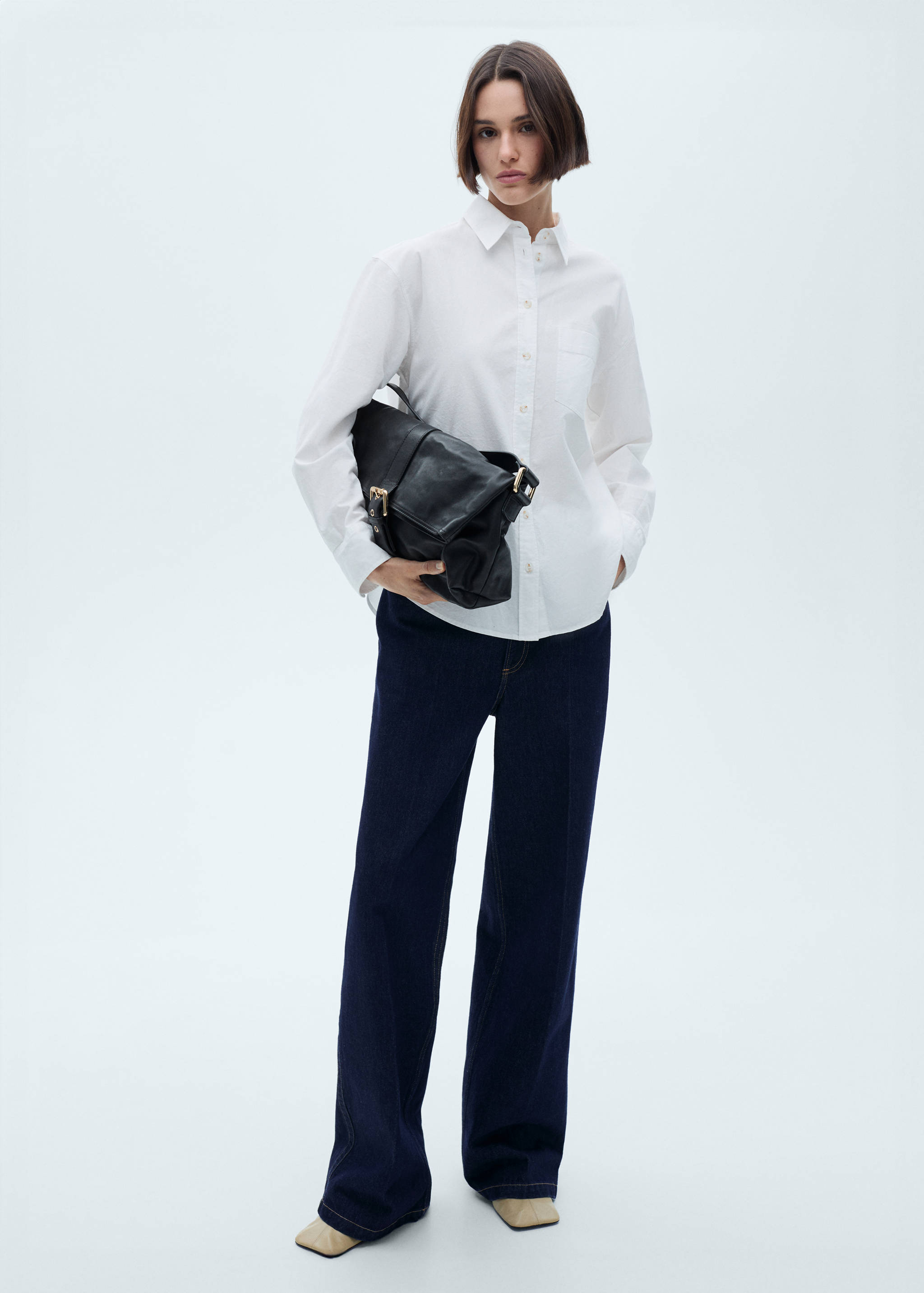 Camisa algodón manga larga - Plano general