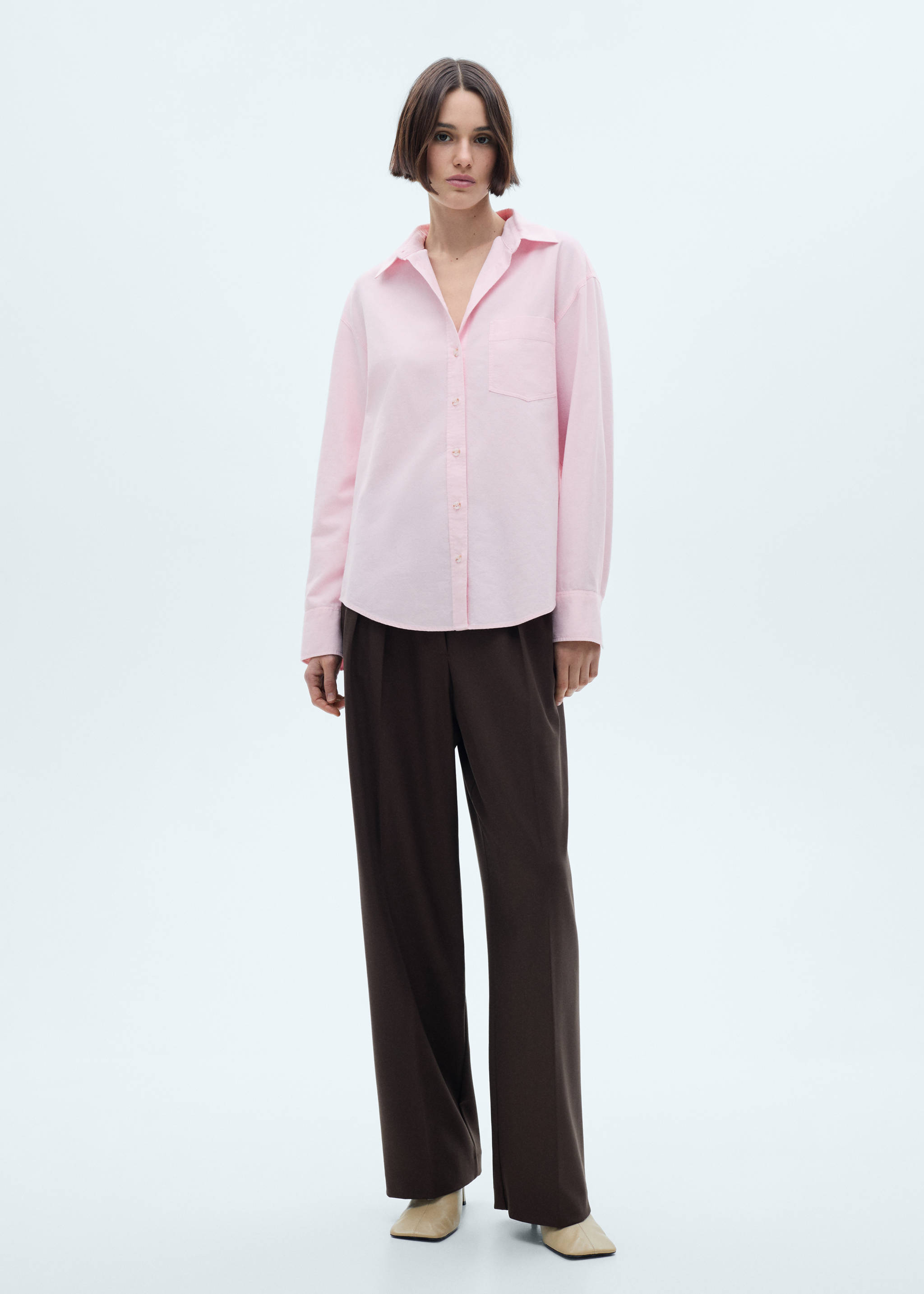 Camisa algodón manga larga - Plano general