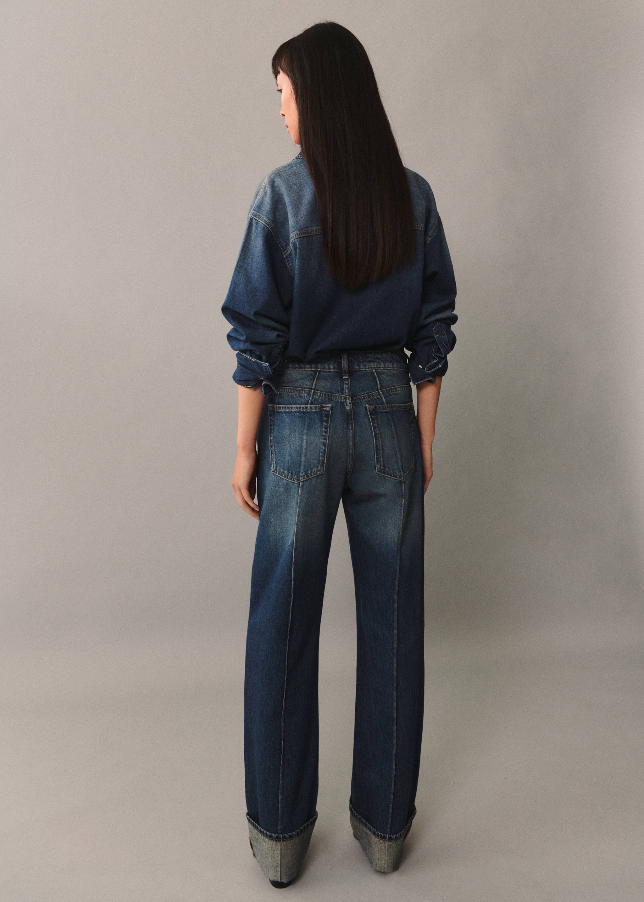 Chemise jean oversize - Verso de l’article
