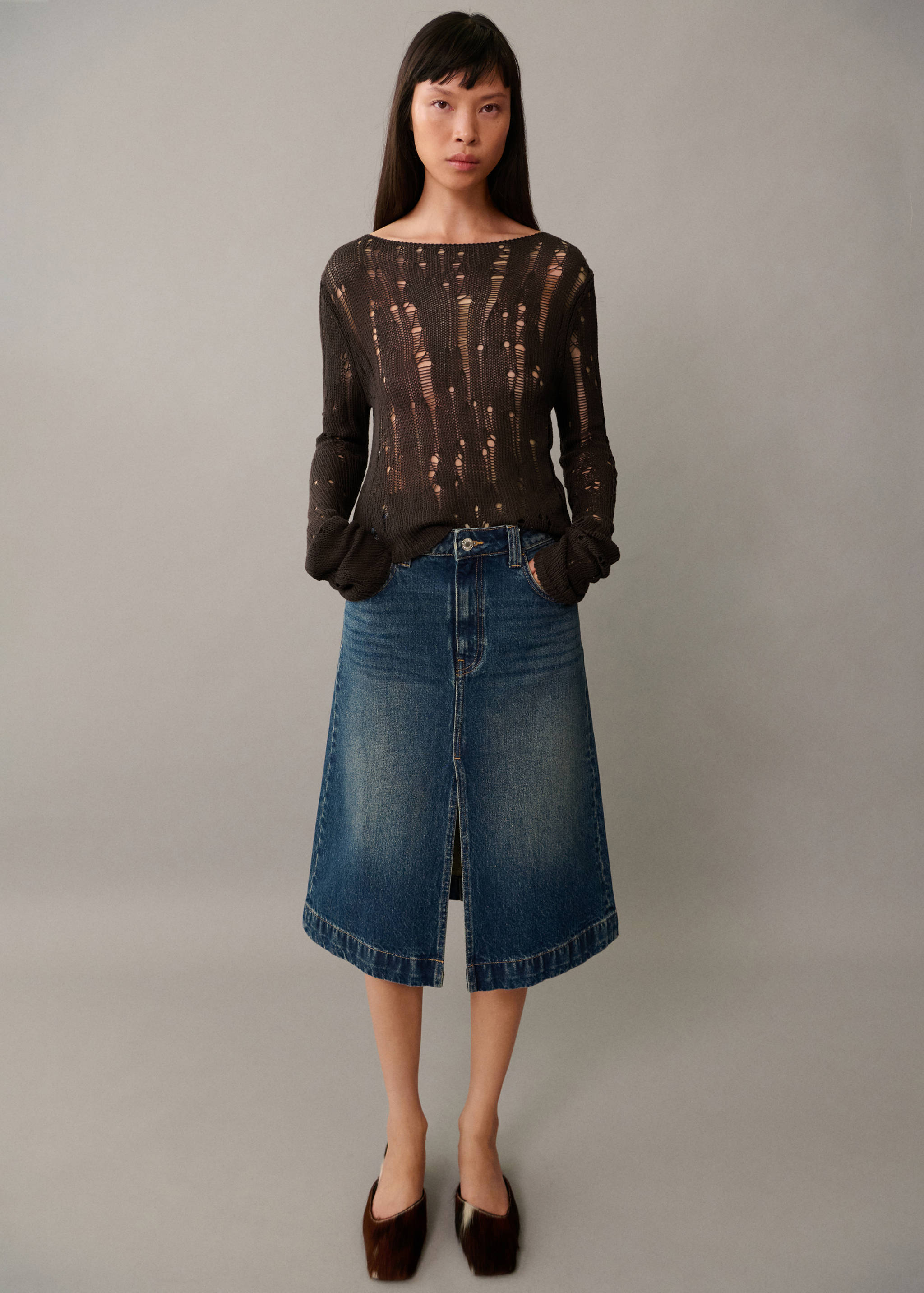 Knitted sweater - General plane