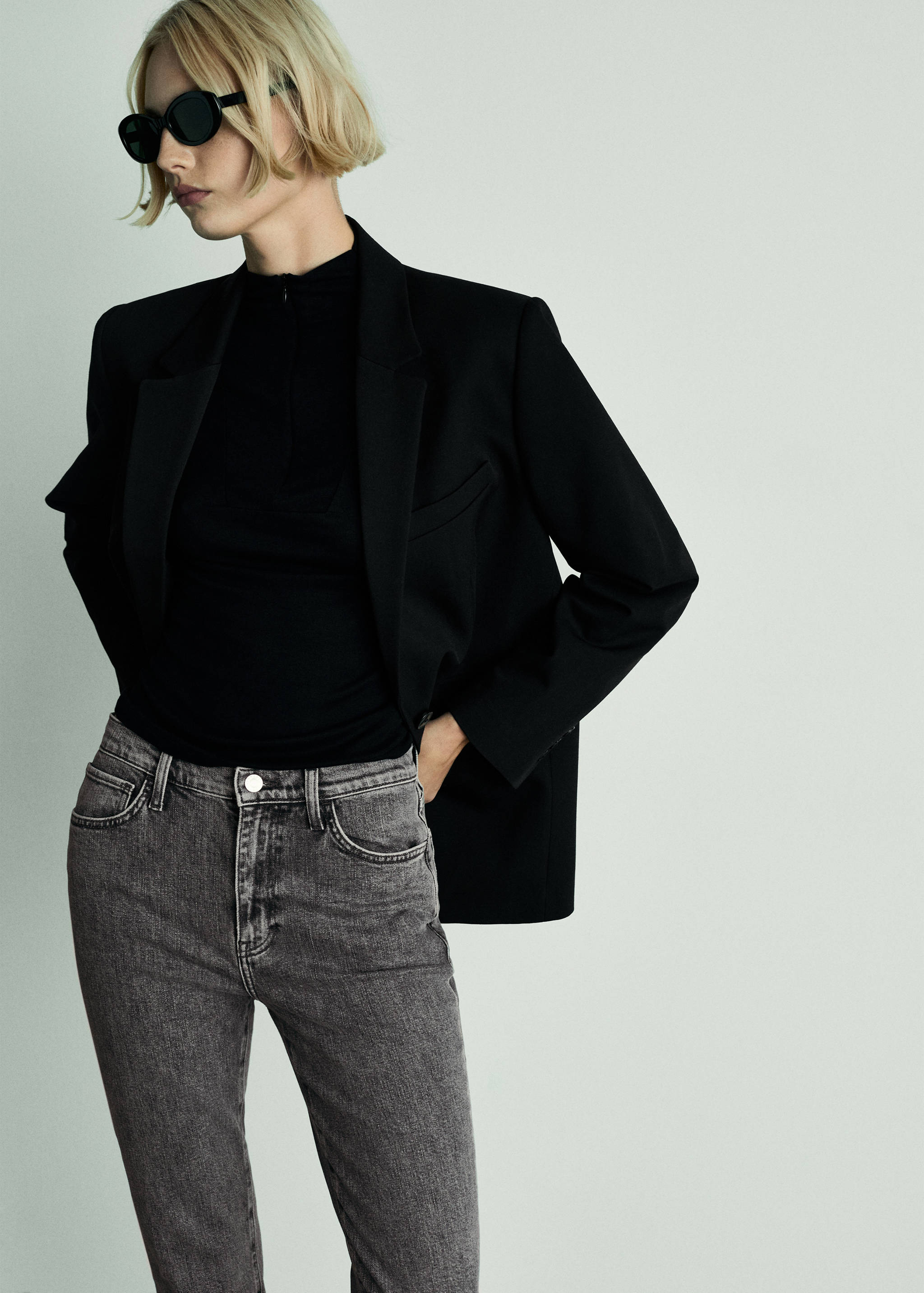 Claudia slim-fit cropped jeans - Details of the article 1