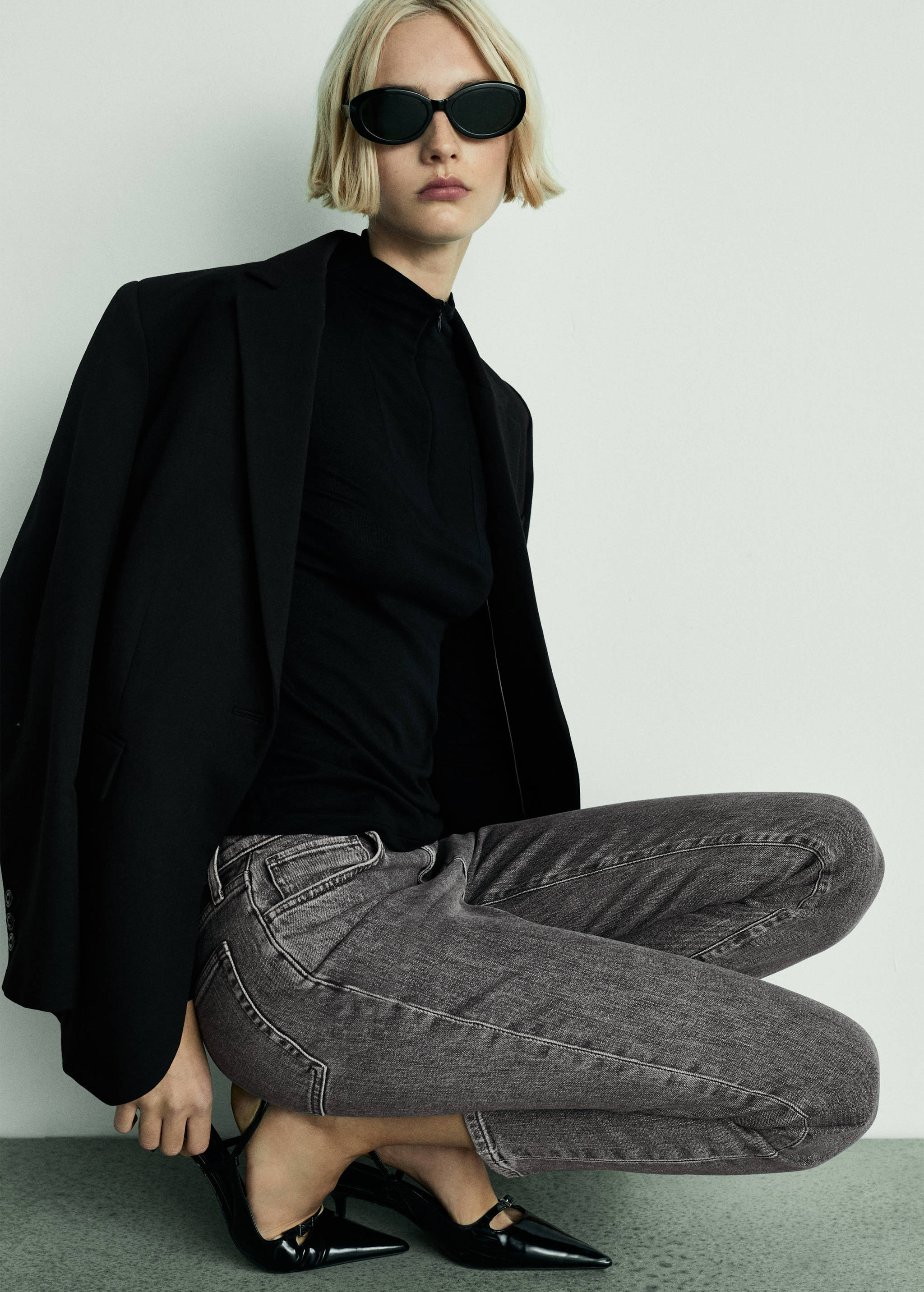 Claudia slim-fit cropped jeans - Details of the article 2