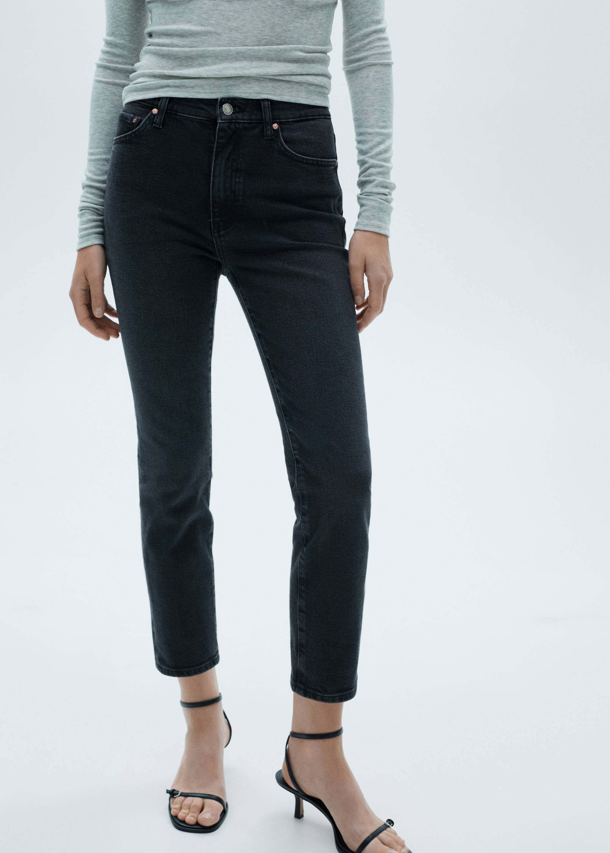 Claudia slim-fit cropped jeans - Details of the article 3