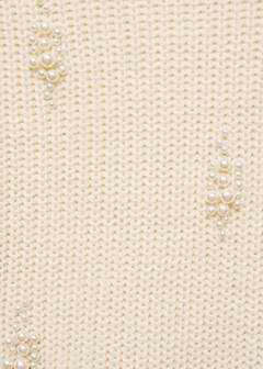 Pearl chunky-knit sweater — Ecru 7