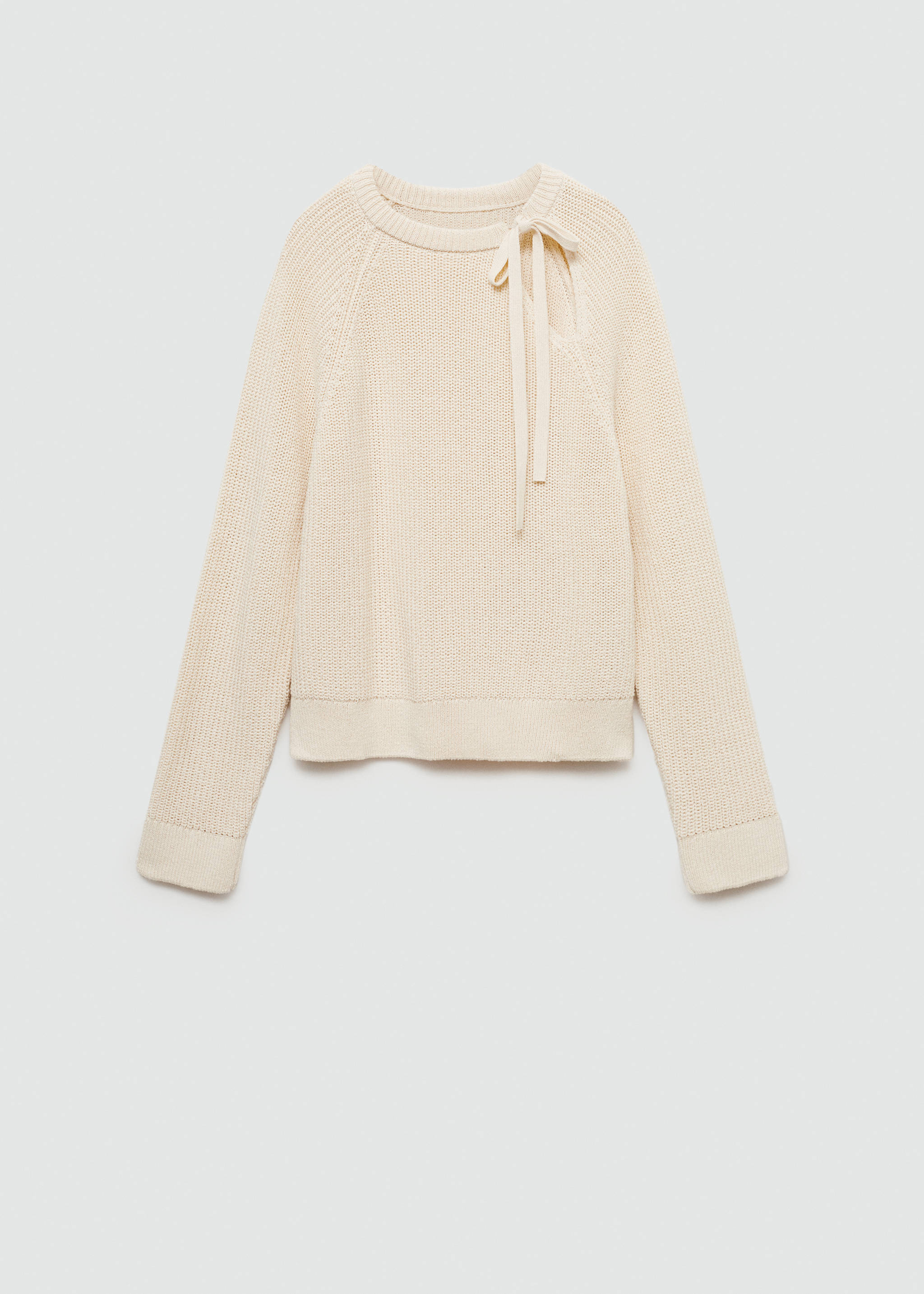 Cut-out knitted sweater - Article without model