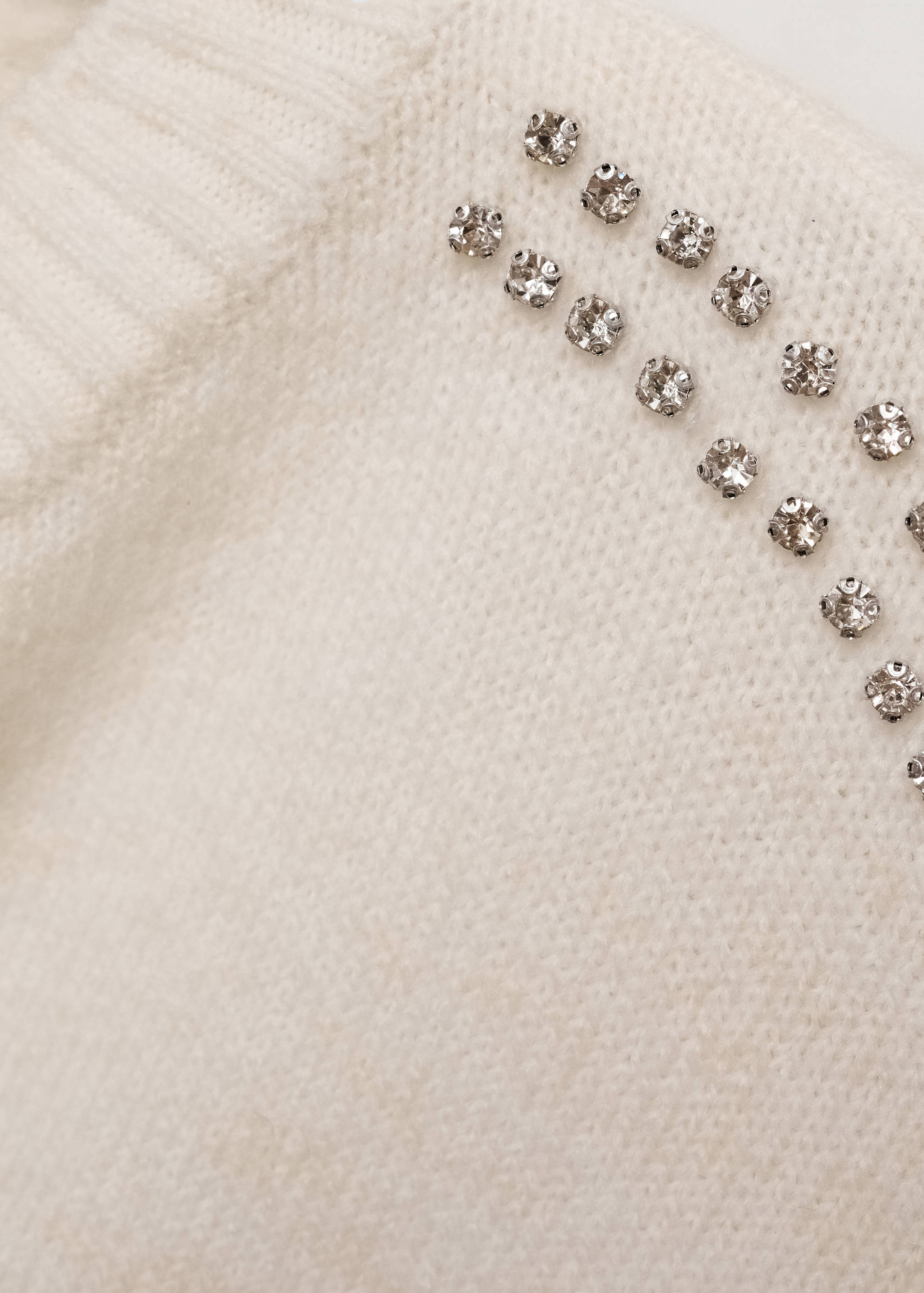 Knitted sweater with glitter detail - Details of the article 8