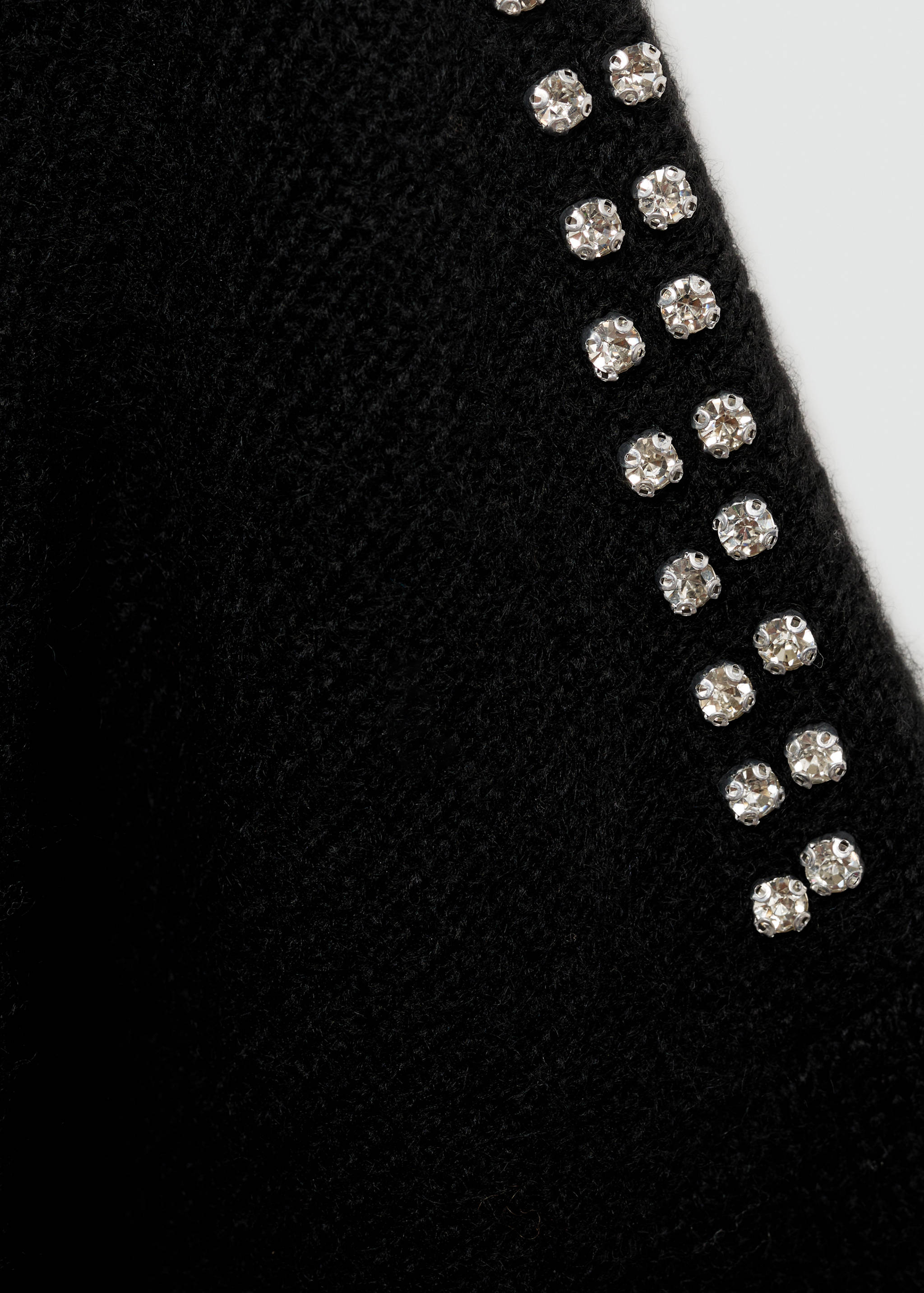 Knitted sweater with glitter detail - Details of the article 0