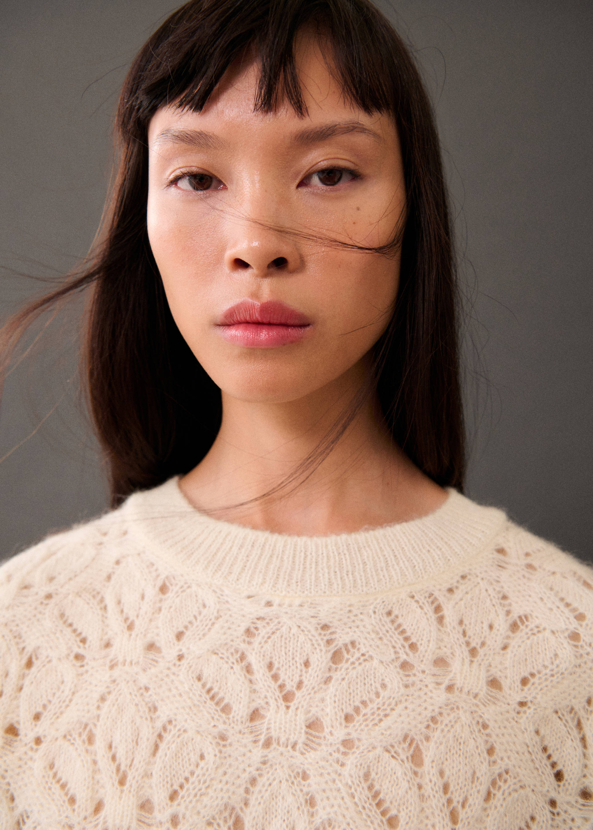 Jersey punto detalles calados - Detalle del artículo 1