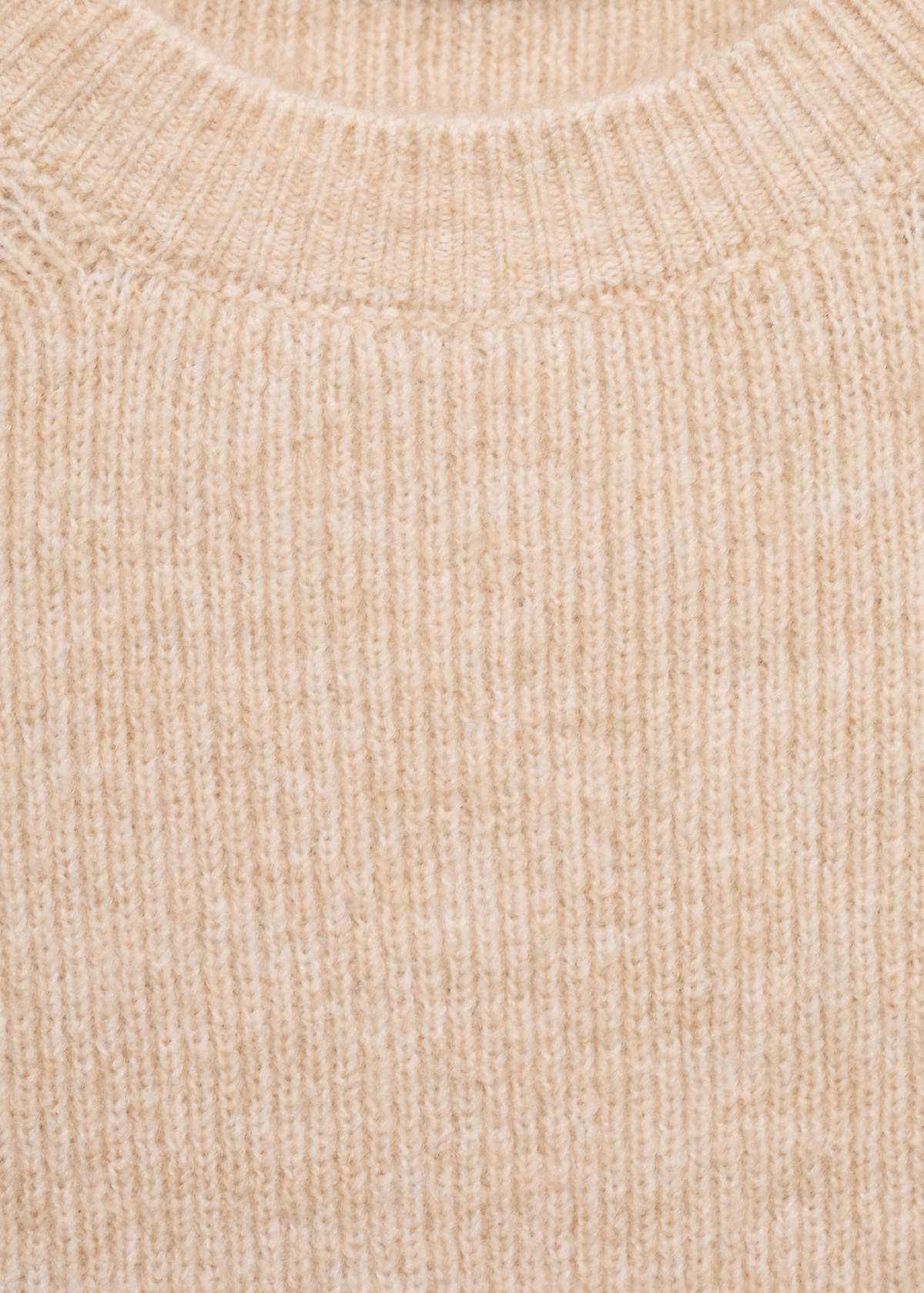Short sleeve sweater — Ecru
