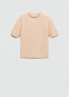 Short sleeve sweater — Ecru 6