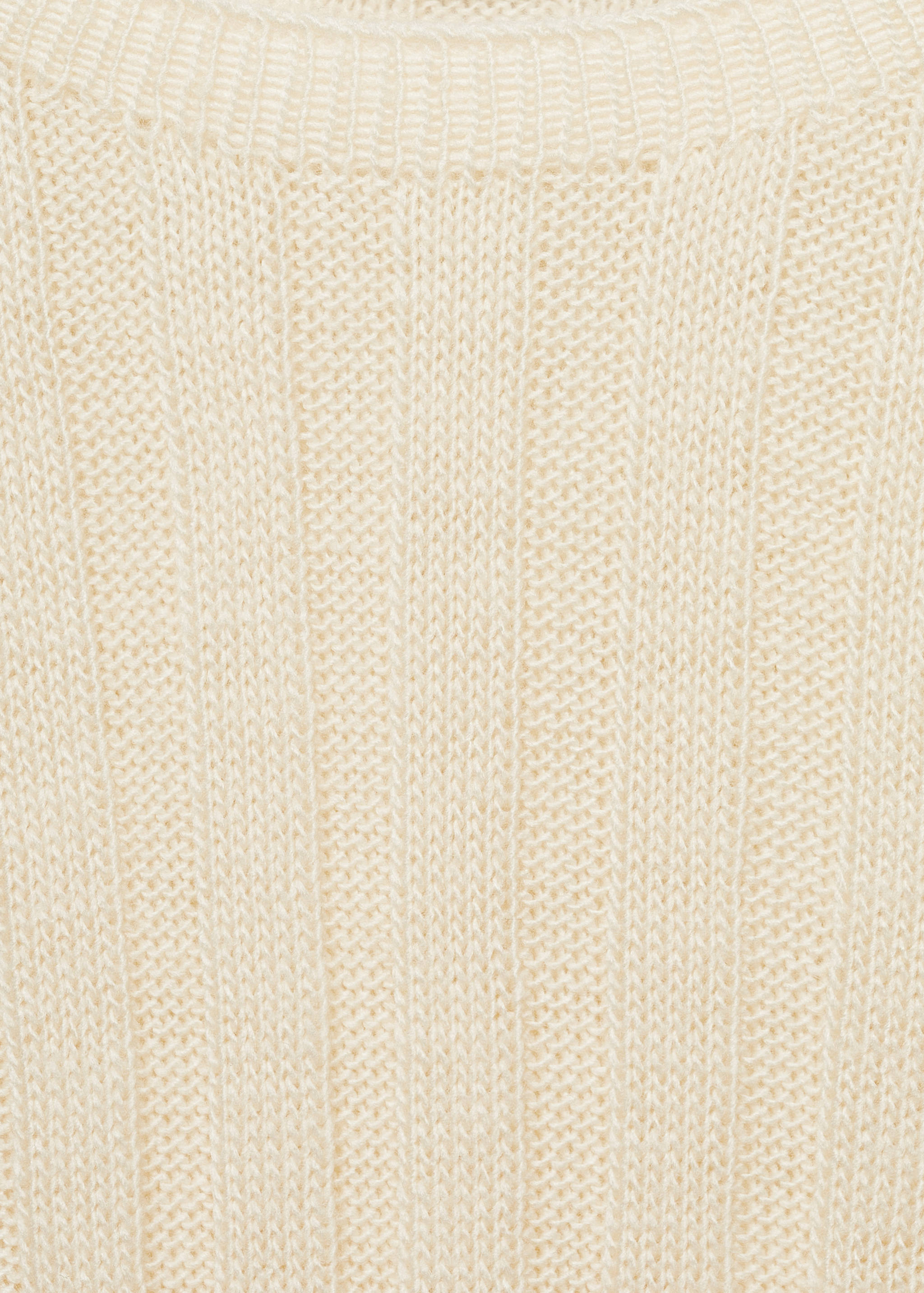 Джемпер в рубчик с завязками - Деталь изделия 8