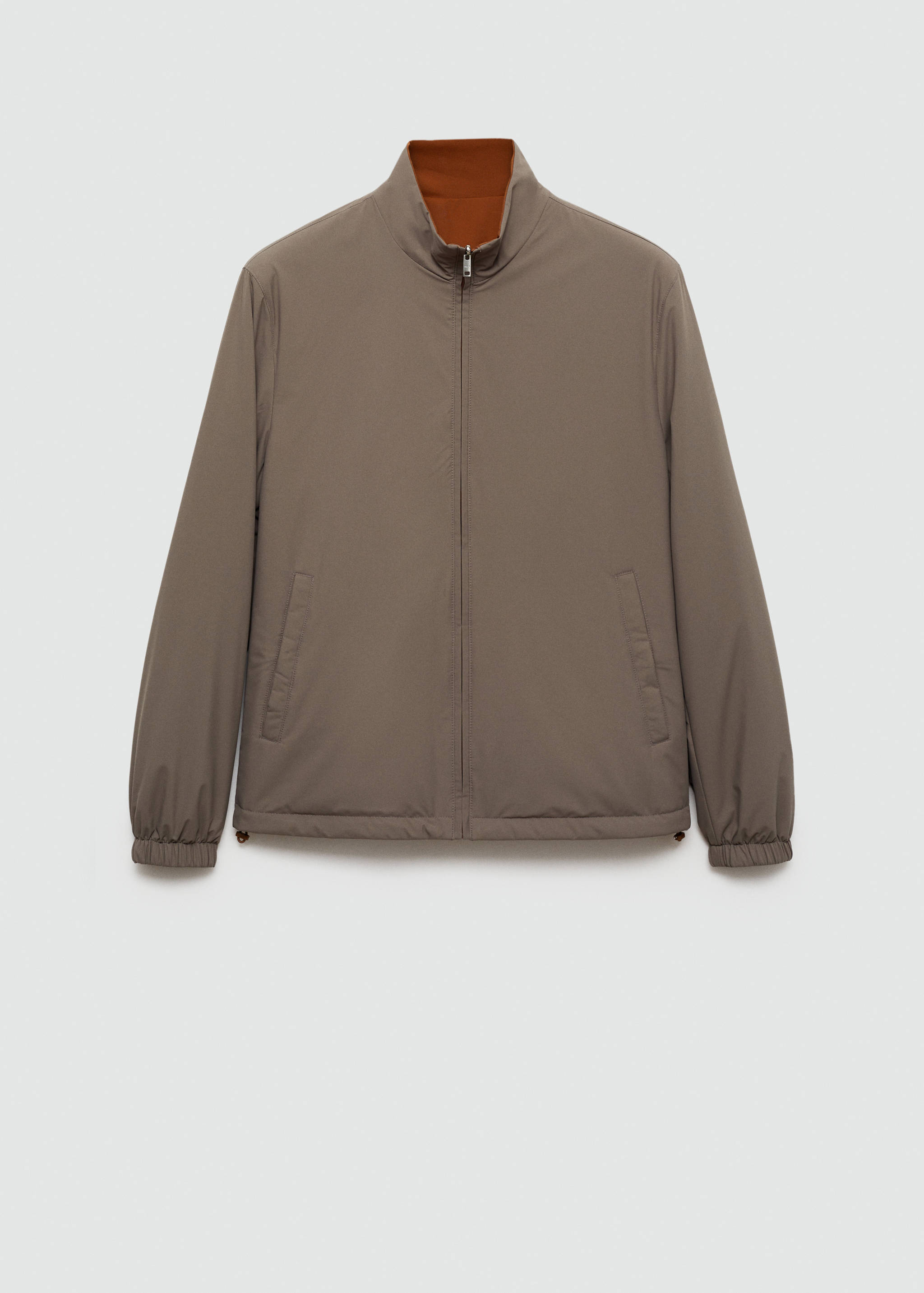 Reversible quilted water-repellent reversible jacket - Article without model