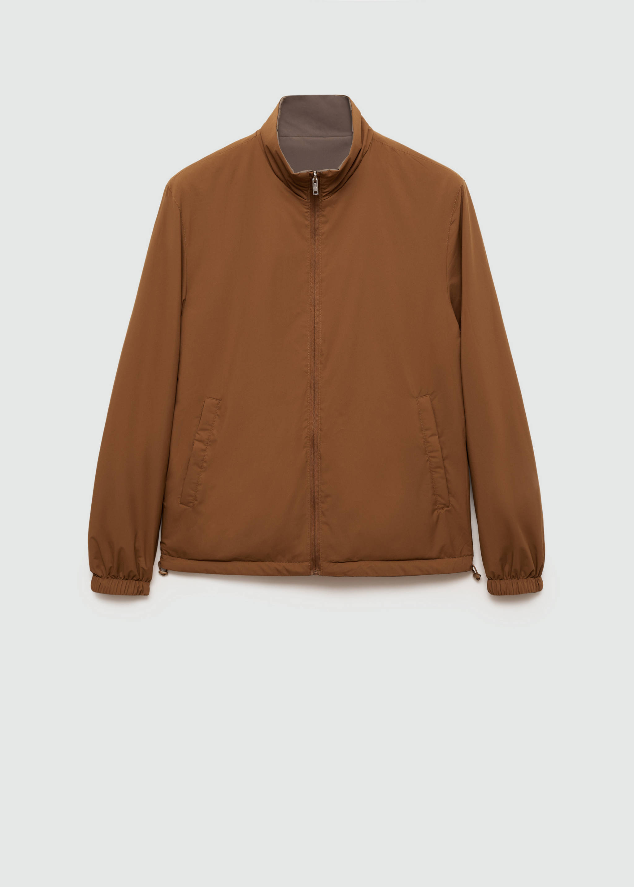 Reversible quilted water-repellent reversible jacket - Details of the article 8