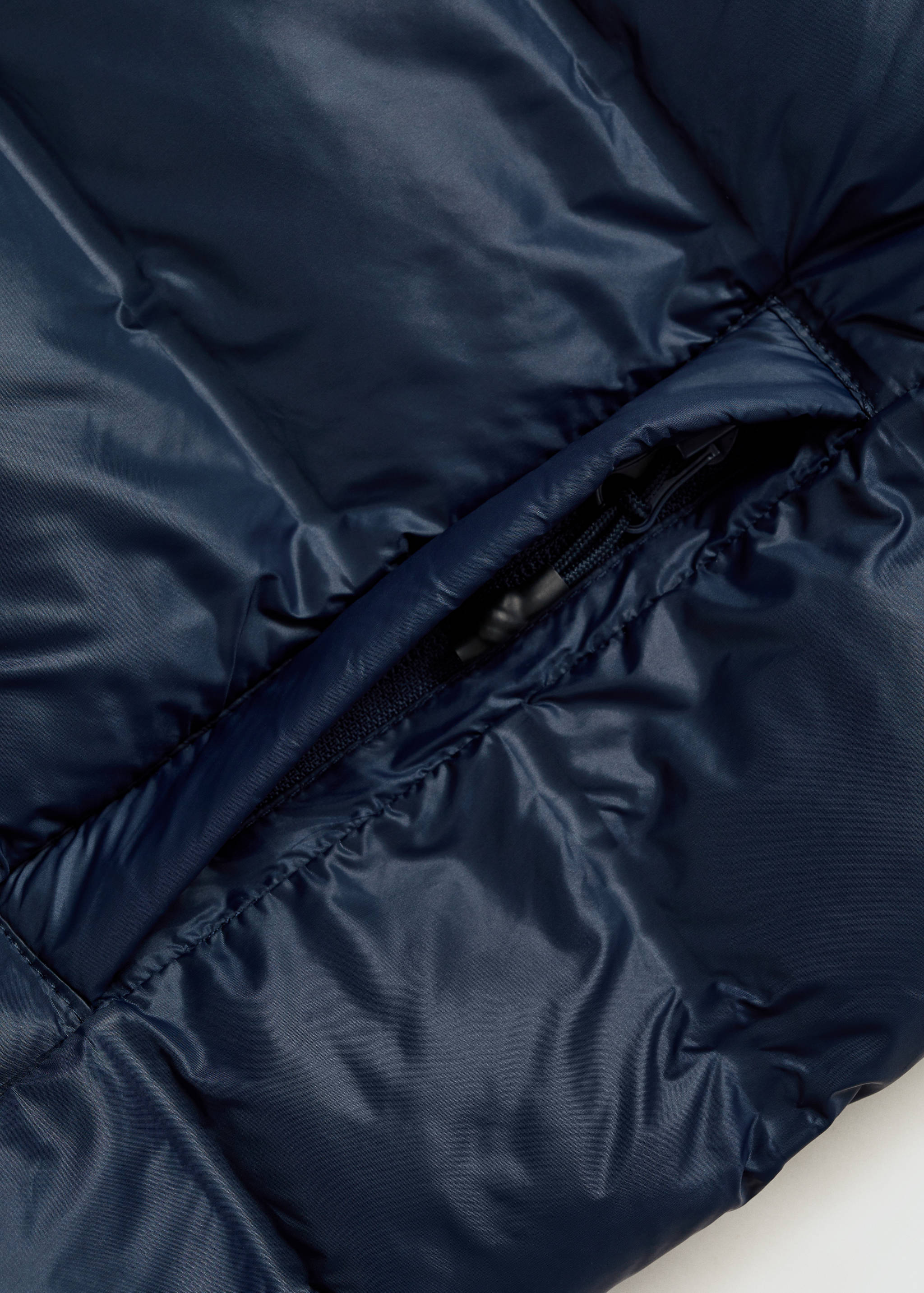 Side-zip puffer coat - Details of the article 0