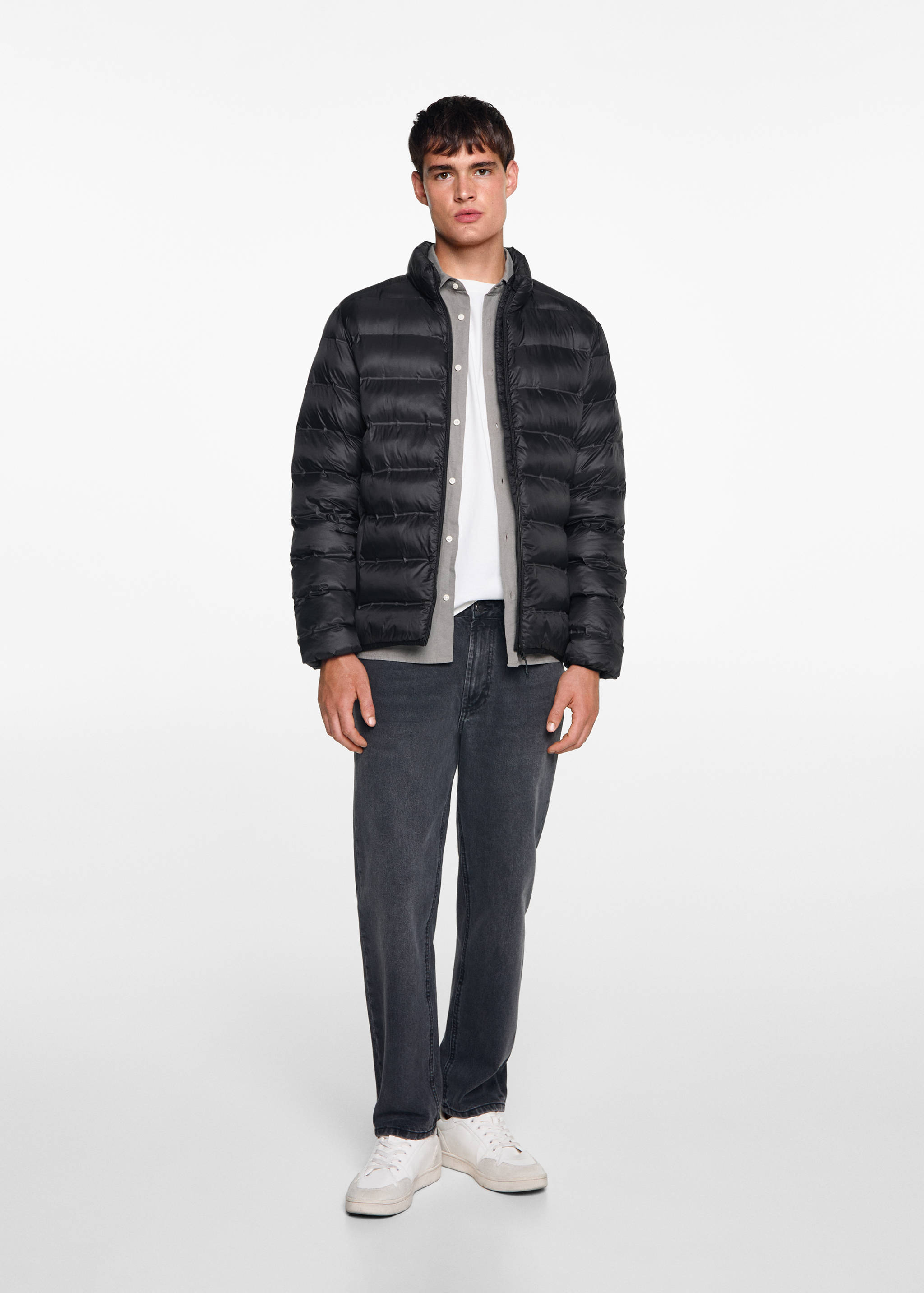 Anorak acolchado cremallera - Plano general