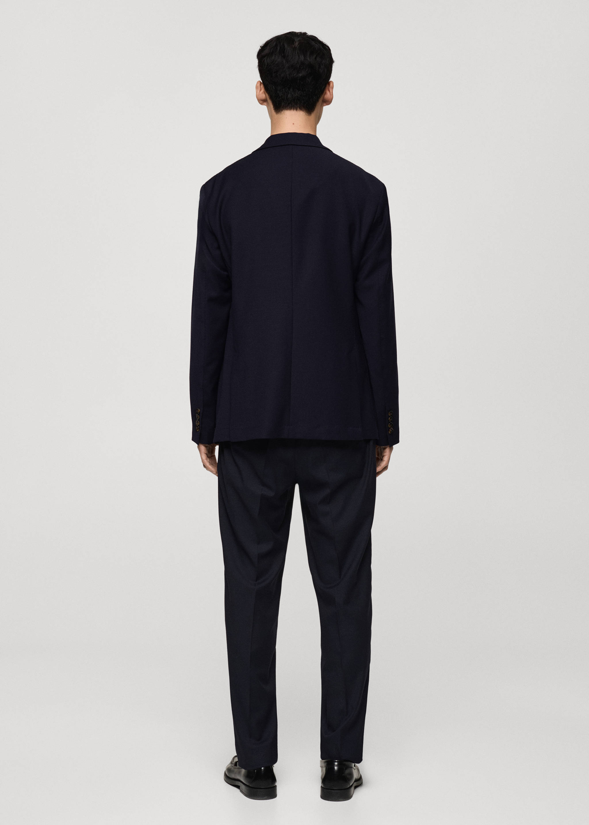 羊毛修身口袋牛仔裤 - null