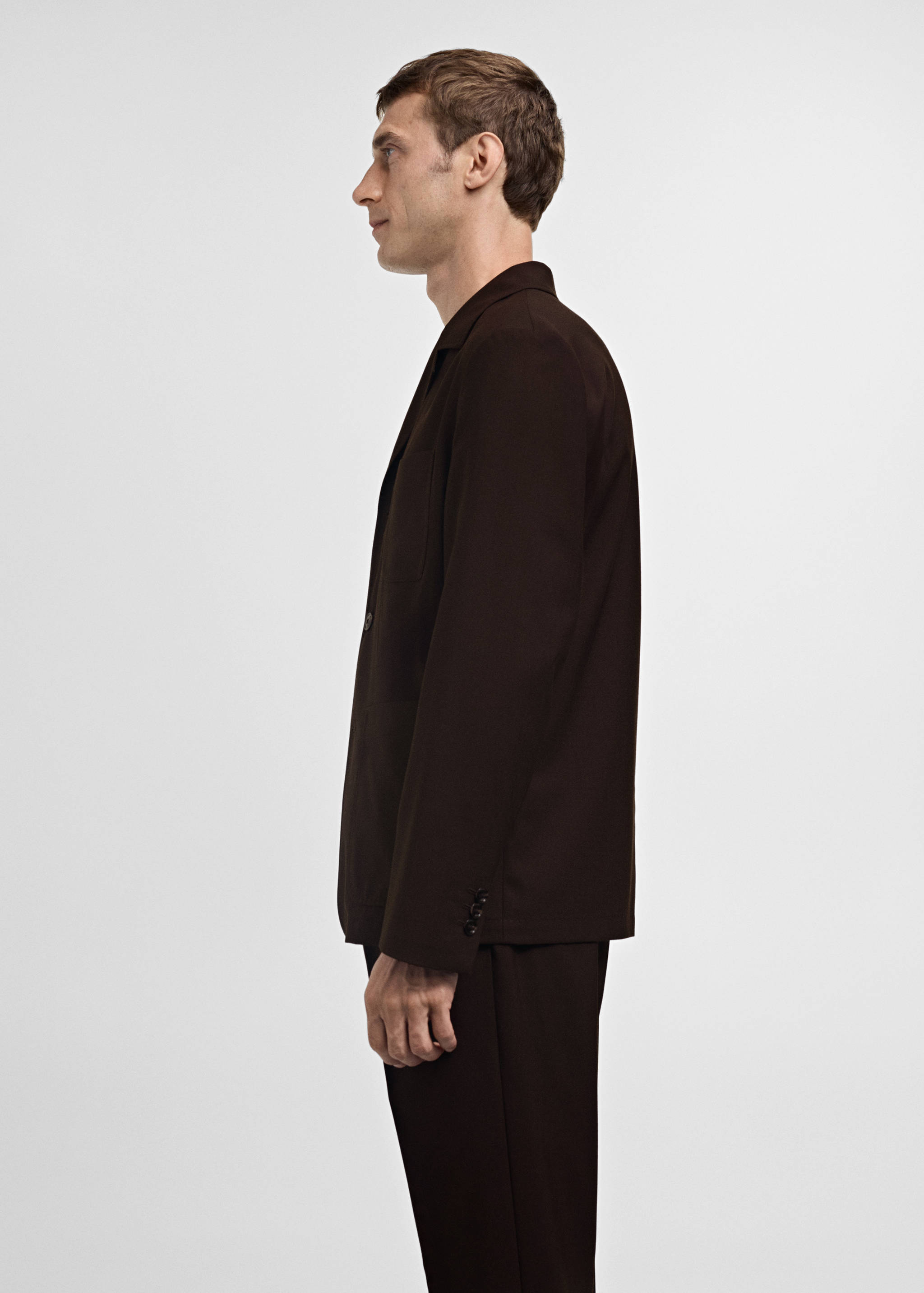 Veste costume 100 % laine slim-fit - Détail de l'article 2