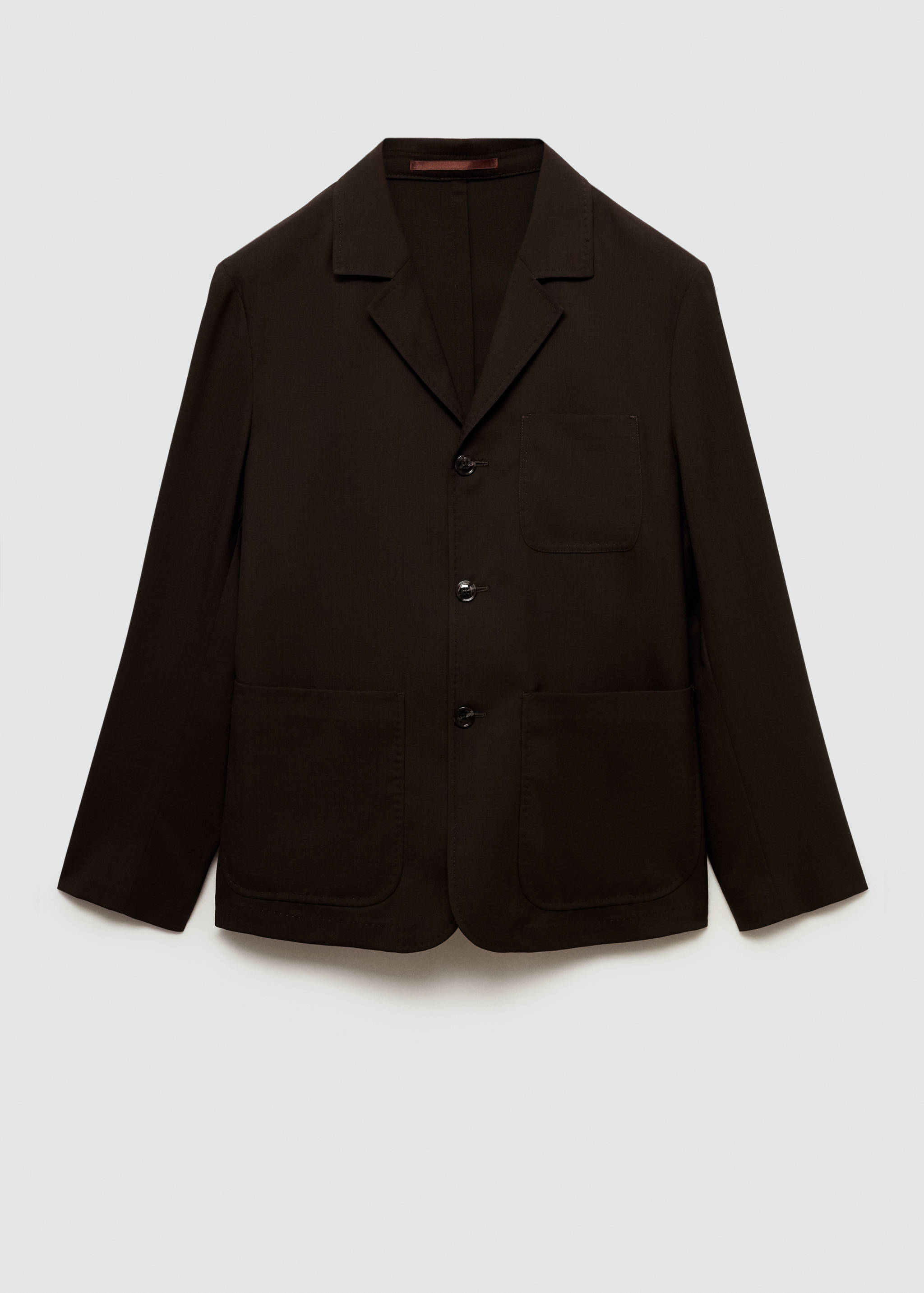 Veste costume 100 % laine slim-fit - Article sans modèle