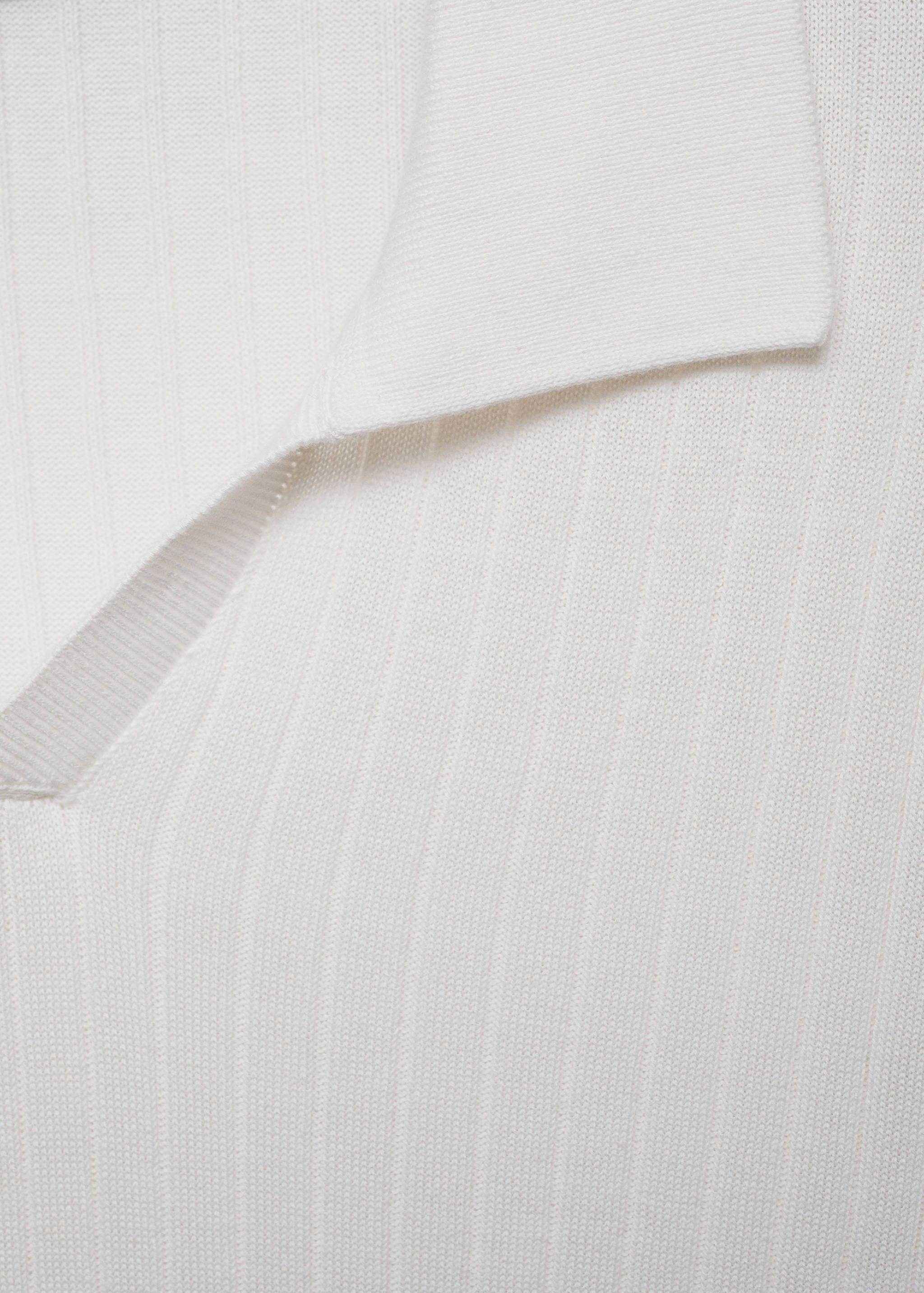 Fine rib-knit polo sweater - Details of the article 8