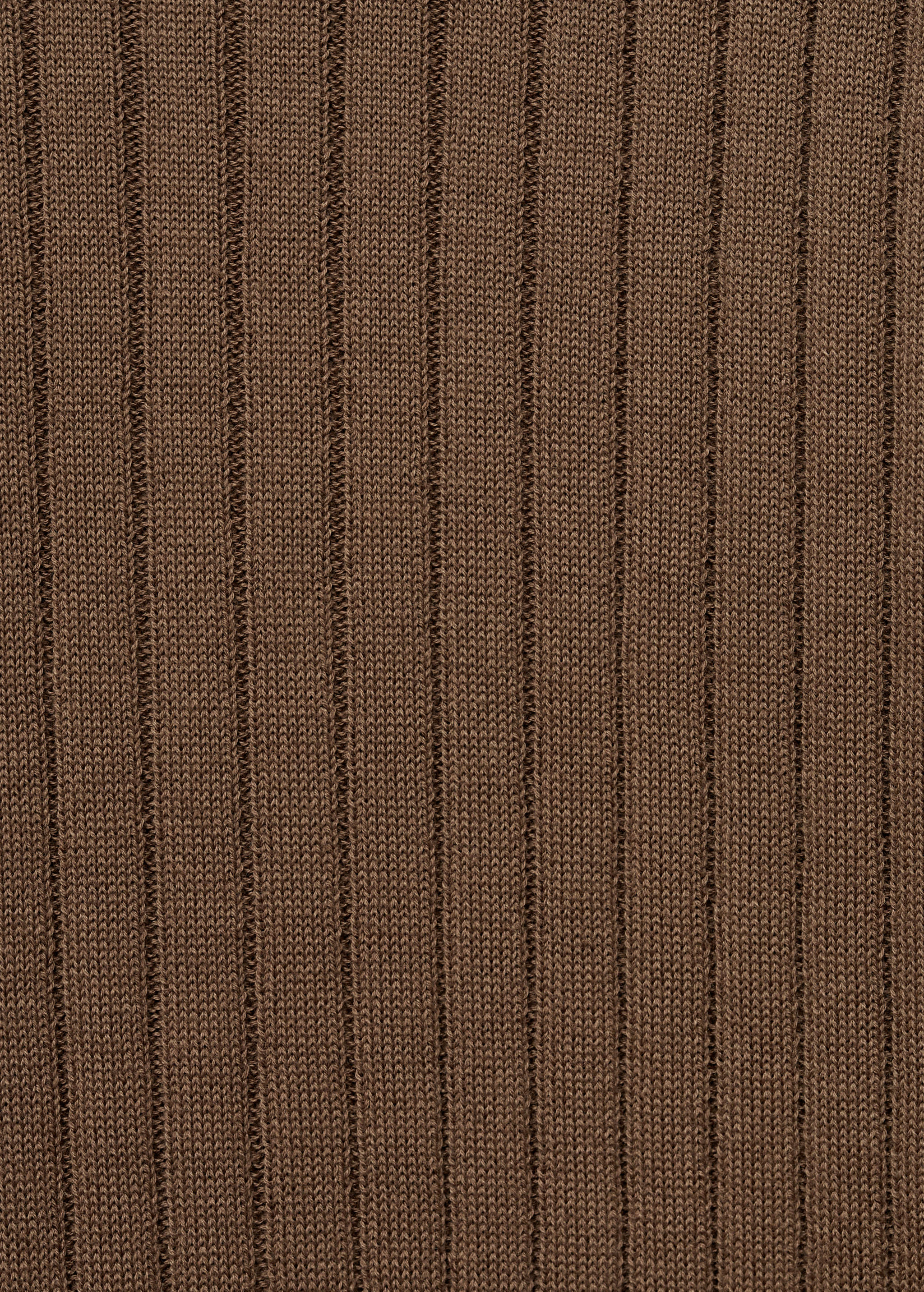 Fine rib-knit polo sweater - Details of the article 0