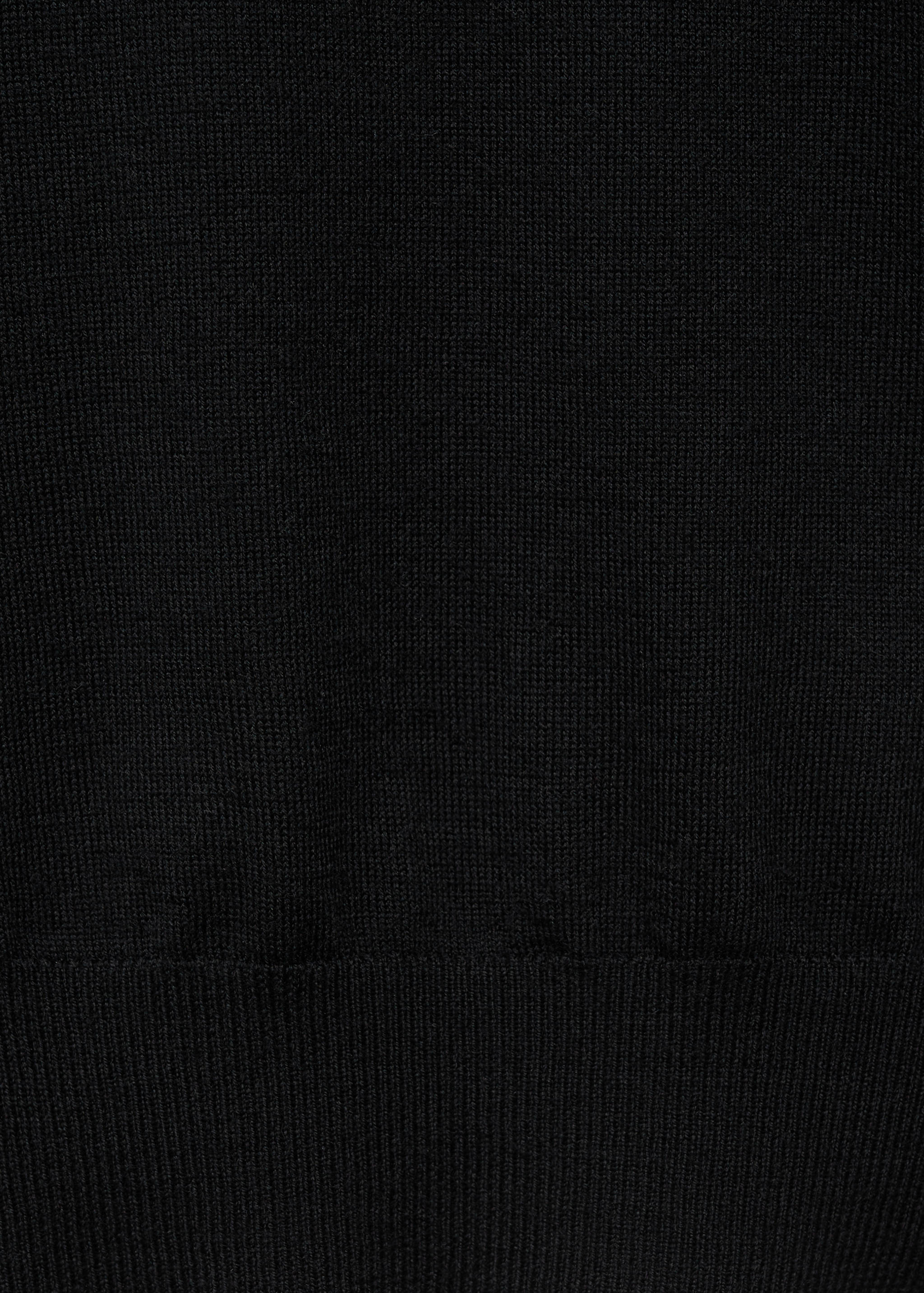 Fine rib-knit polo sweater - Details of the article 0