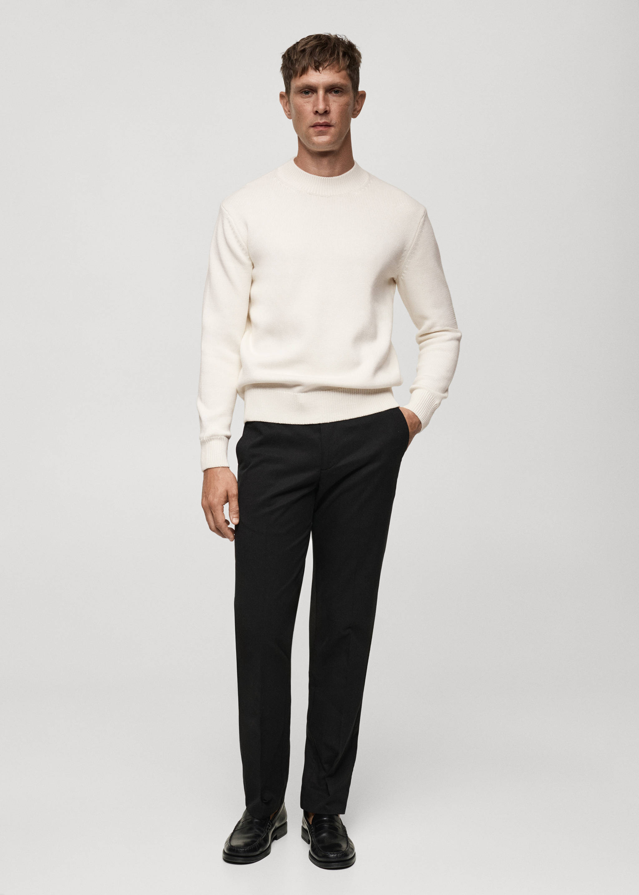 Jersey punto medio algodón - Plano general