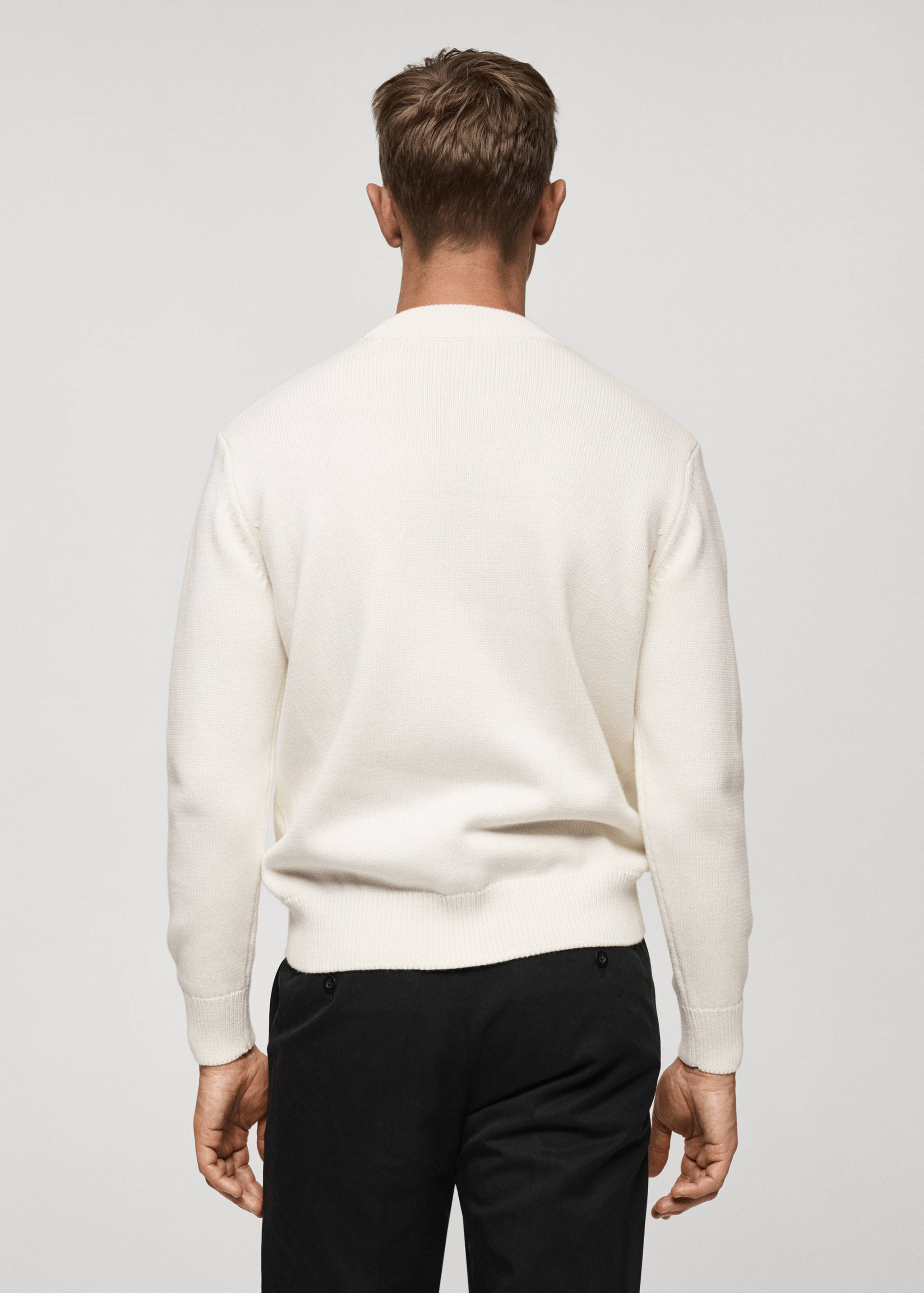 Jersey punto medio algodón - Reverso del artículo