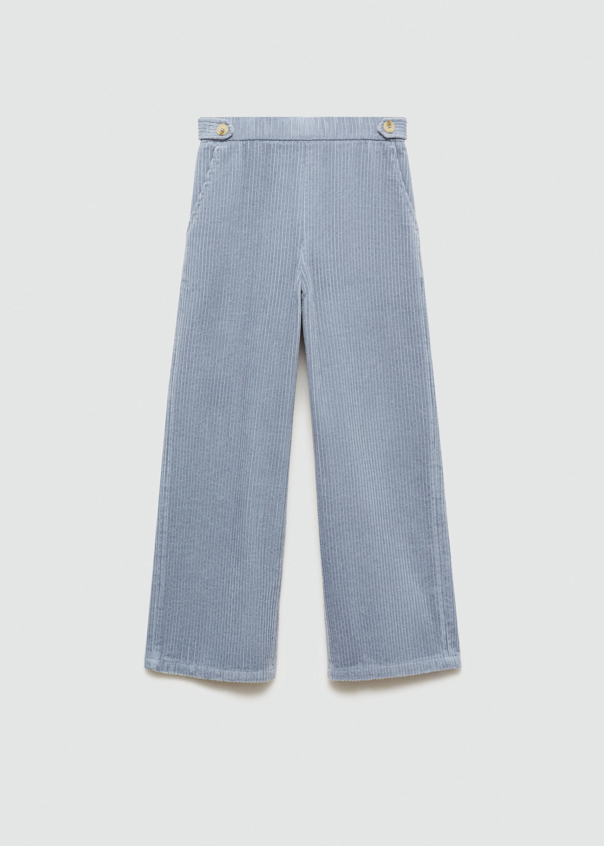 Pantalon style jupe-culotte velours côtelé - Article sans modèle