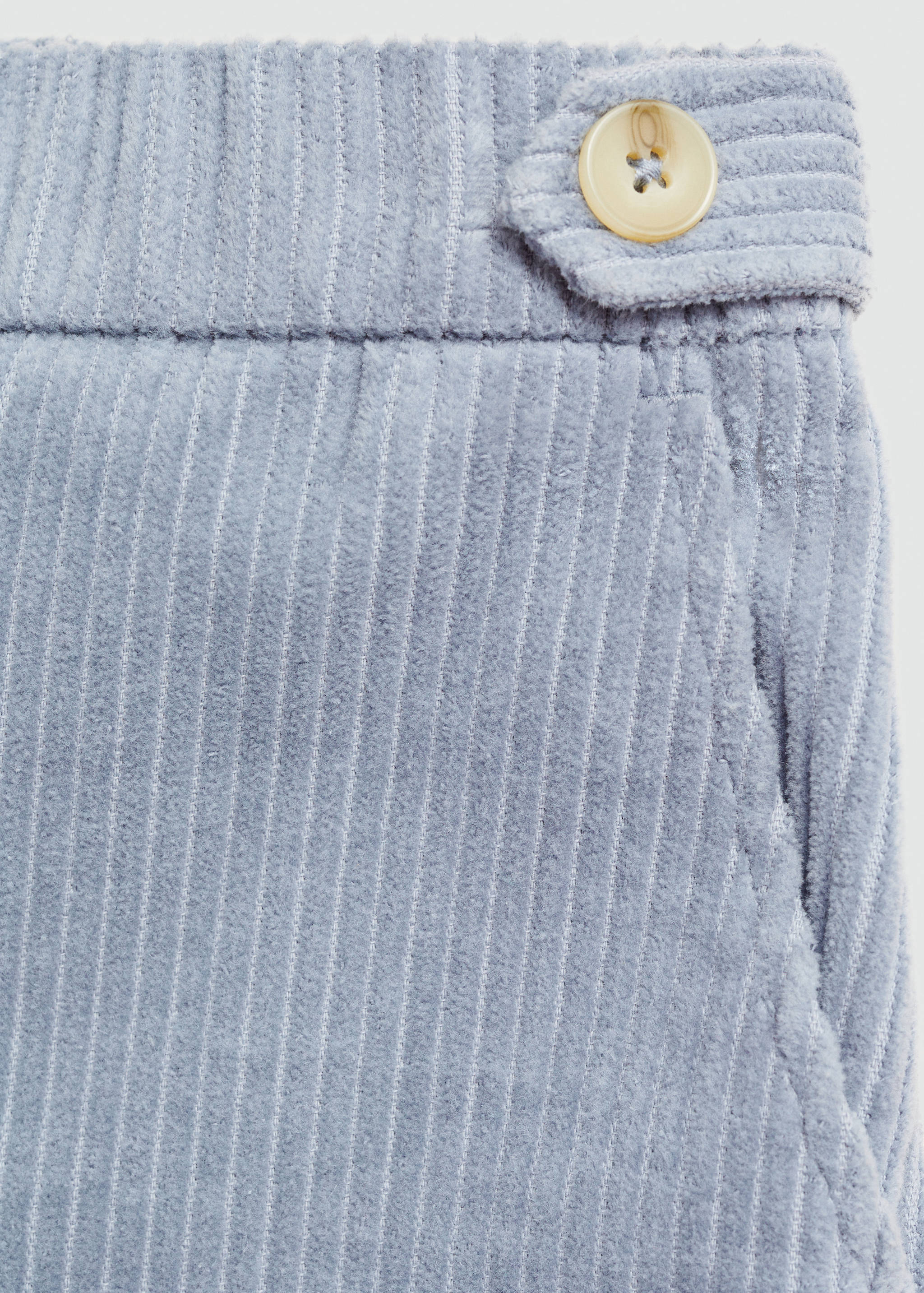 Pantalon style jupe-culotte velours côtelé - Détail de l'article 8