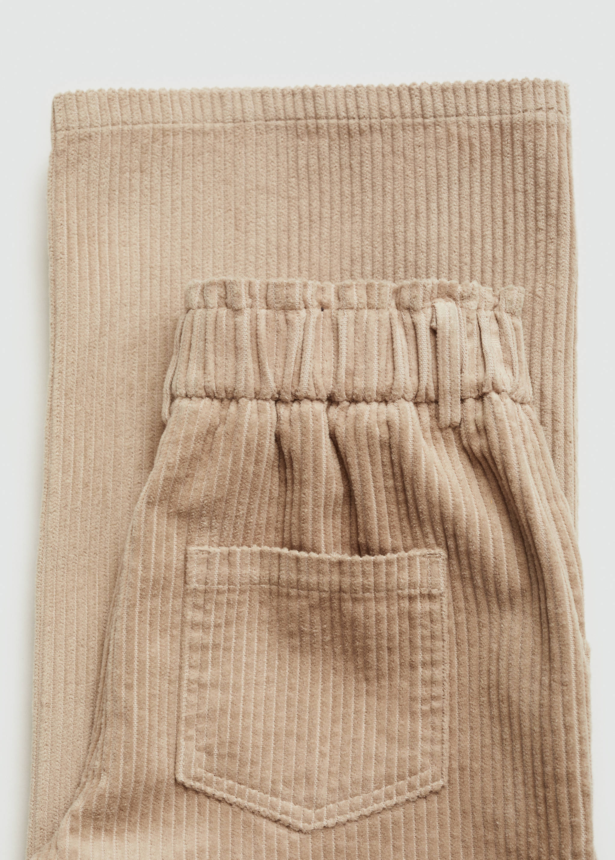 Corduroy culotte trousers with pockets - Details of the article 8