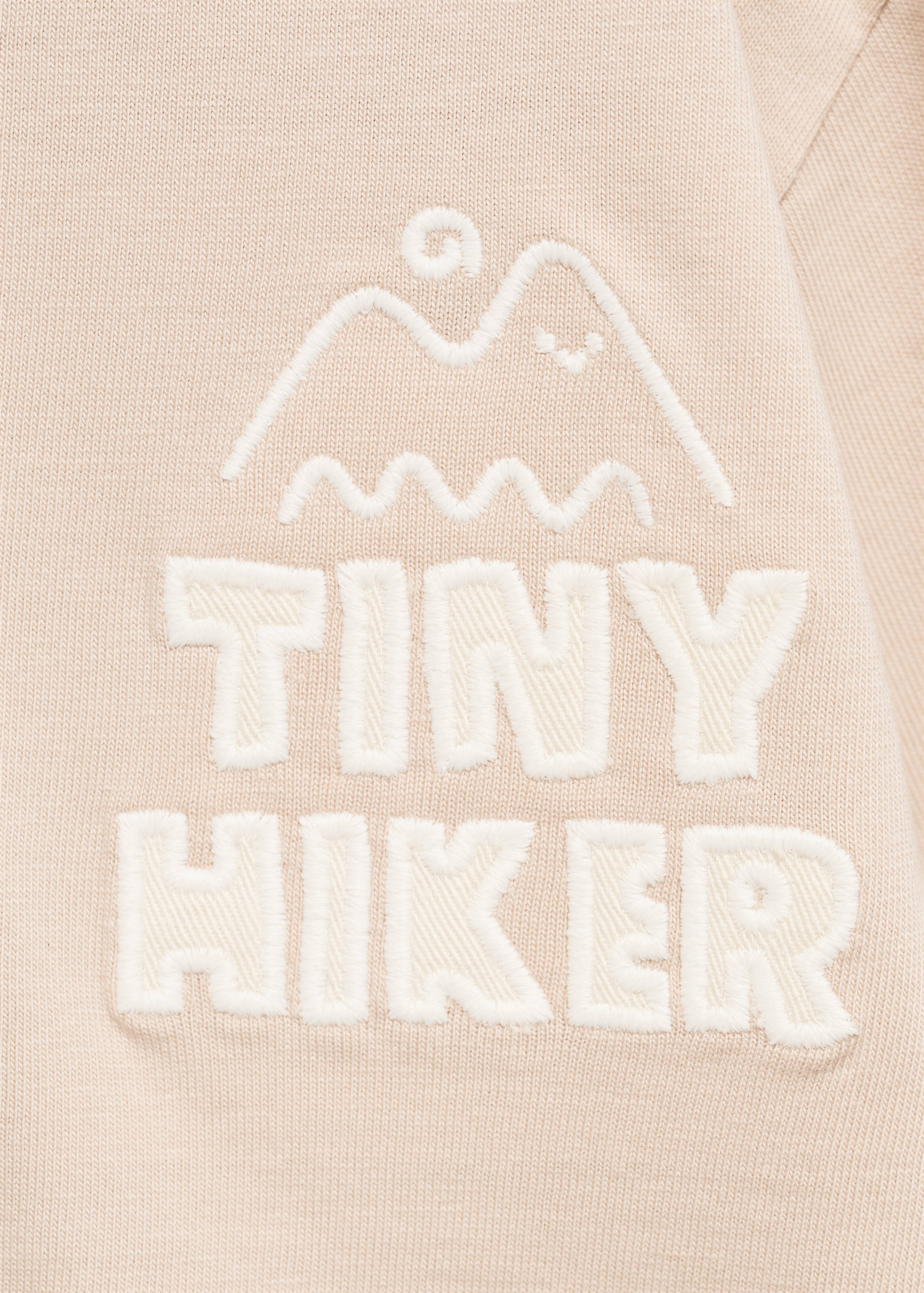 Embroidered detail cotton T-shirt - Details of the article 8