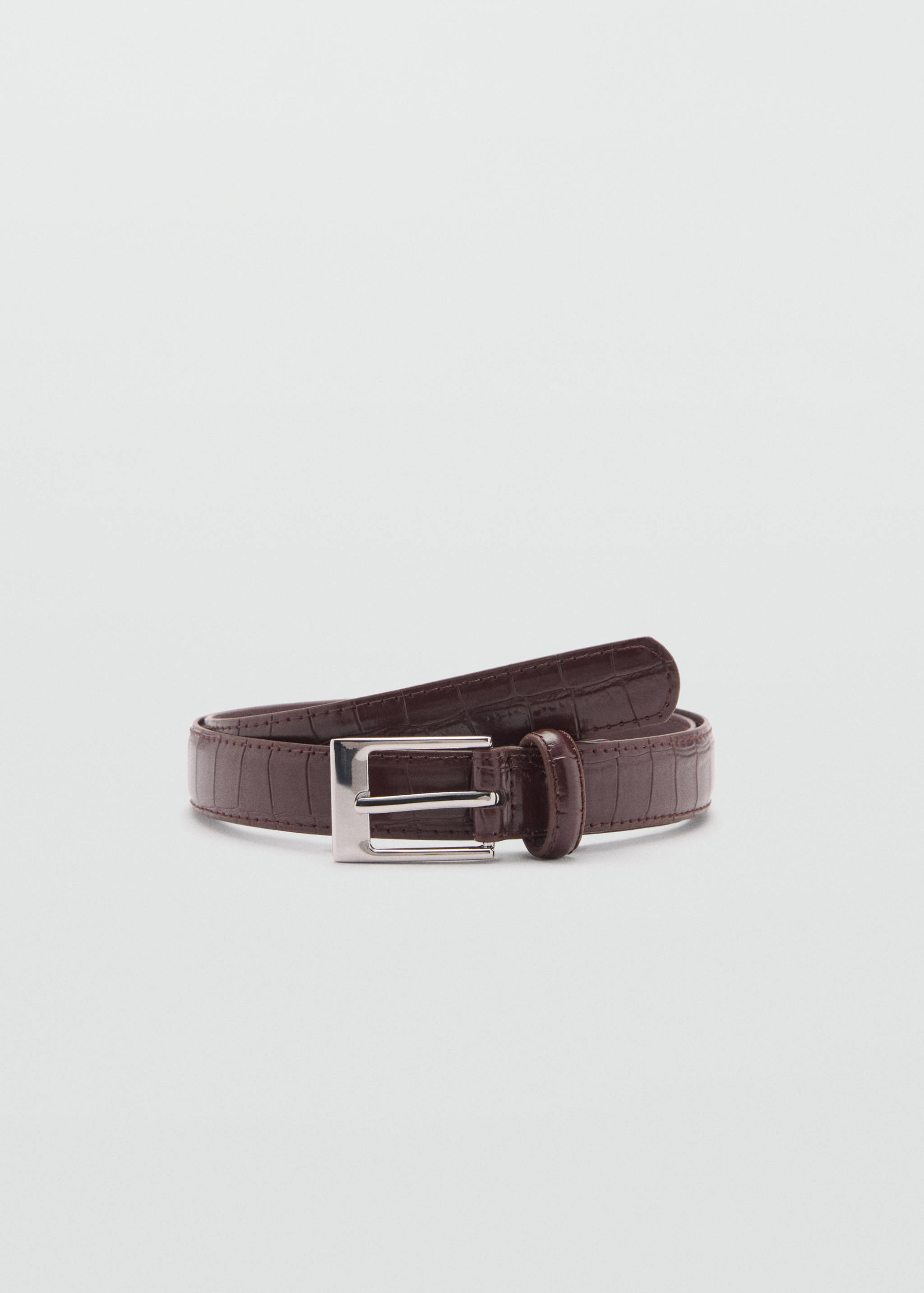 Skinny snake-effect belt - Article without model