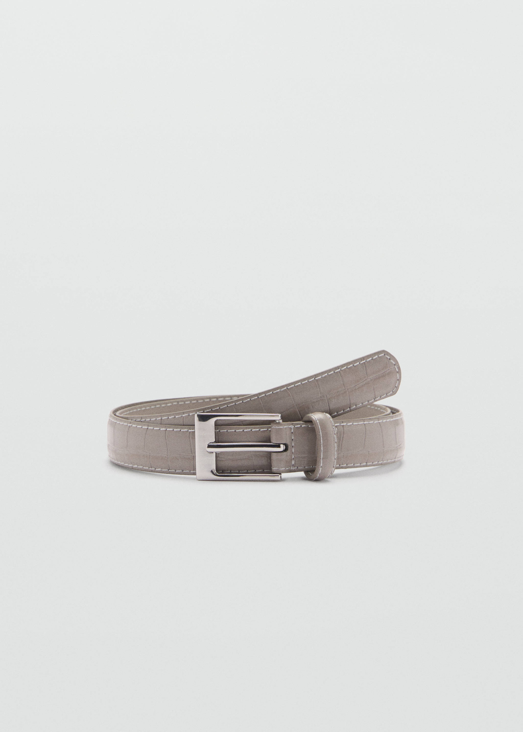 Skinny snake-effect belt - Article without model